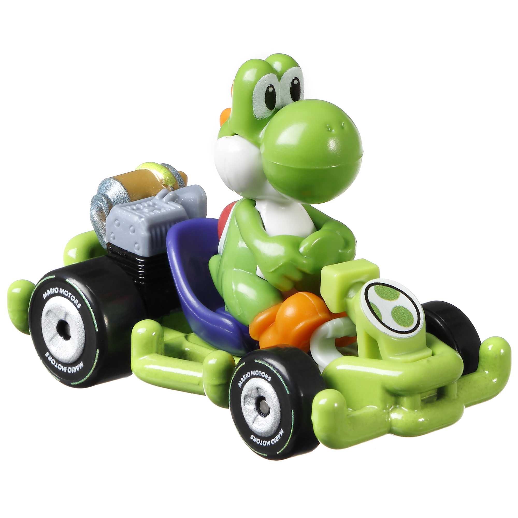 Hot Wheels Mario Kart Veículo de Brinquedo Yoshi Pipe Frame - Image 2