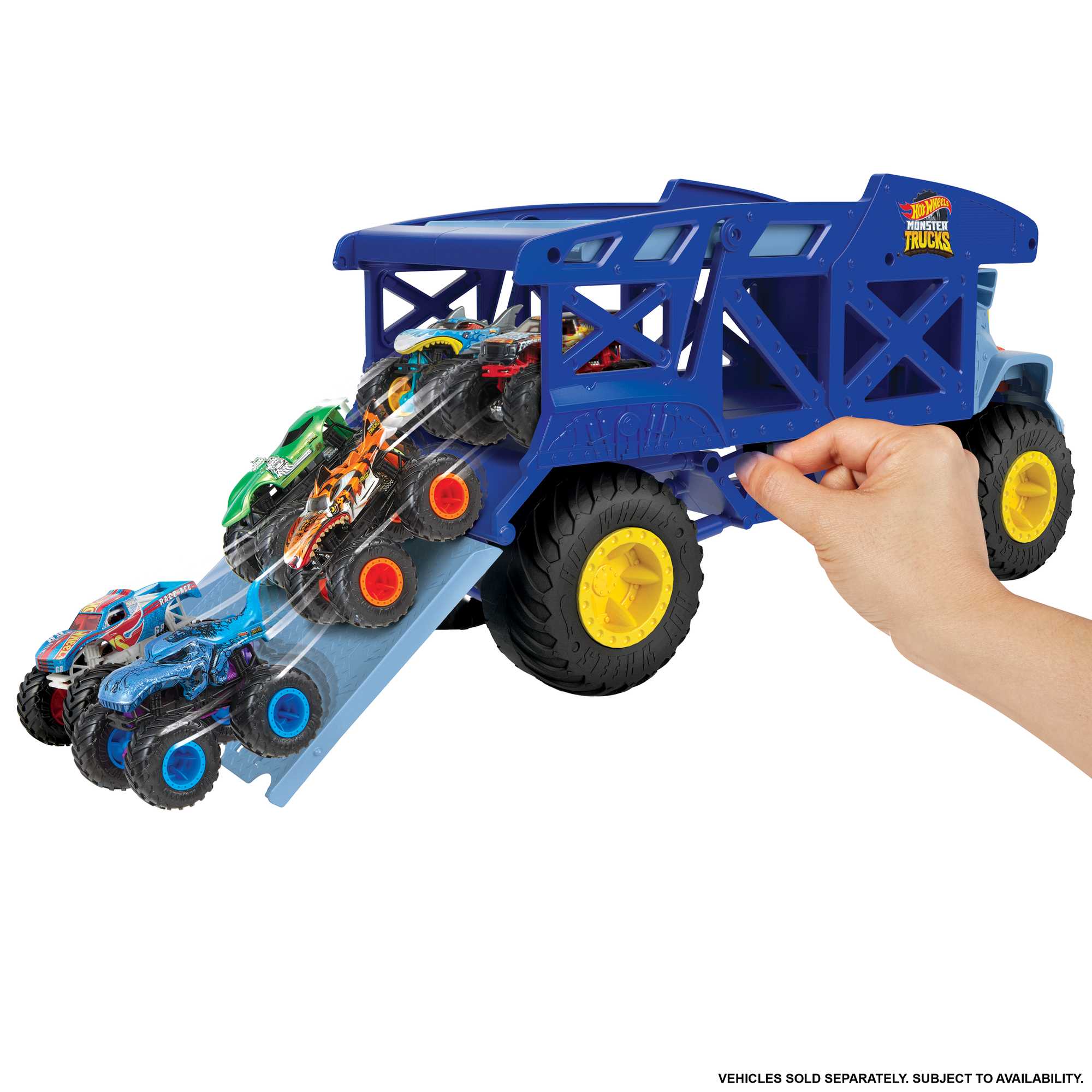 Hot Wheels  Monster Trucks  Rhino Transporteur Monstre - Image 4