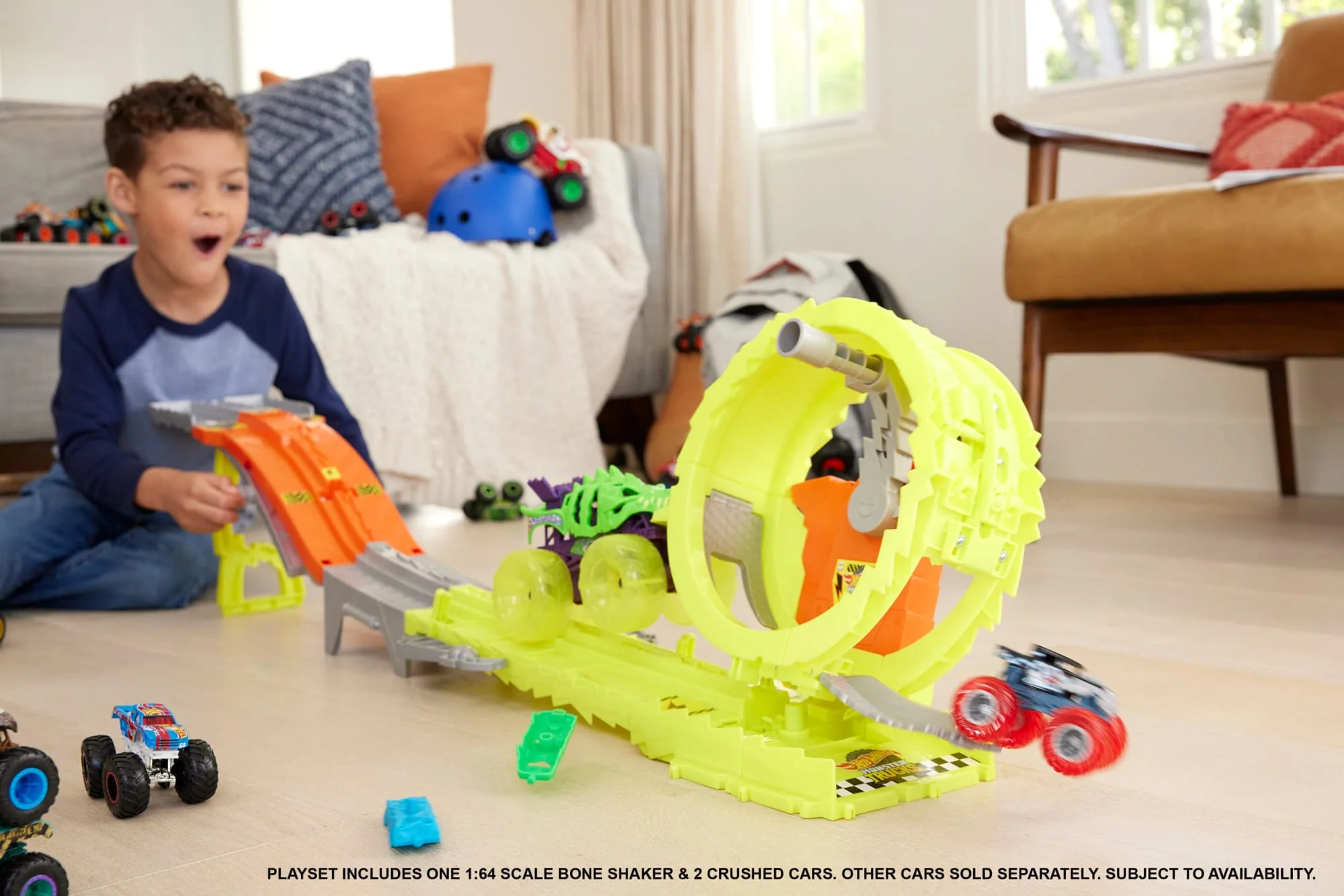 Hot Wheels Monster Trucks-Défi Course Électrifiante-Coffret - Image 2
