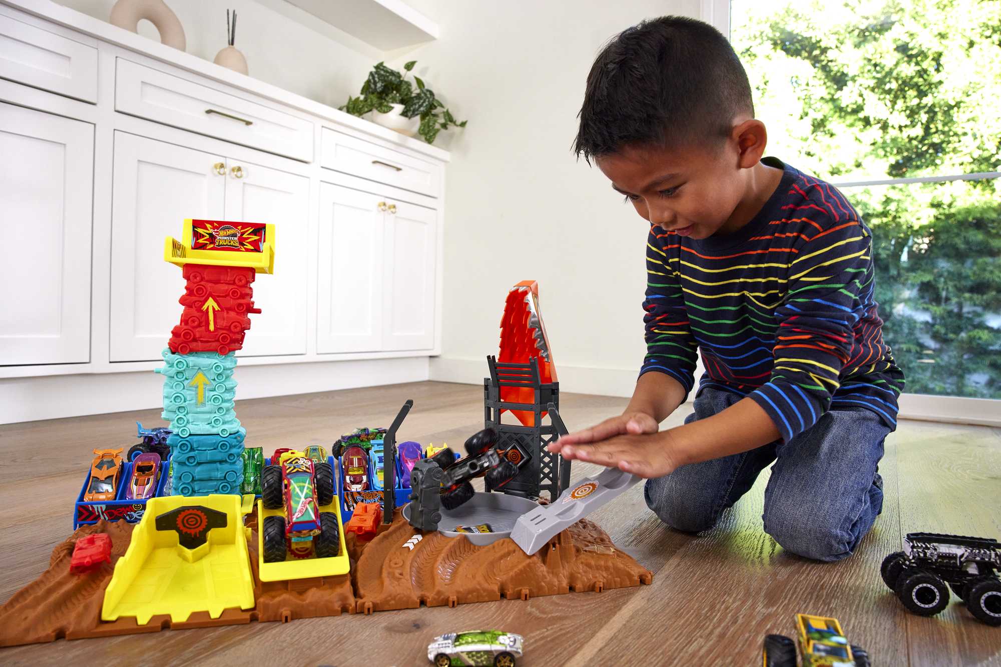 Hot Wheels-Monster Trucks-Compétition de Dérapages-Coffret - Image 2