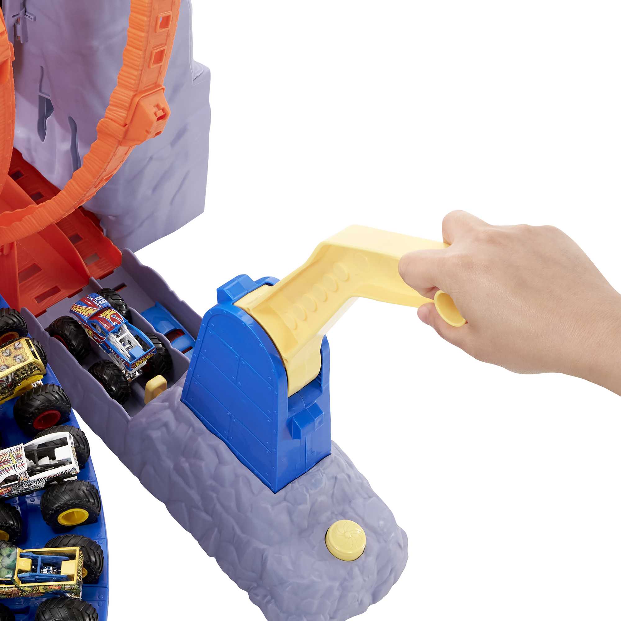 Hot Wheels Monster Trucks Le Volcan du T-Rex - Image 3