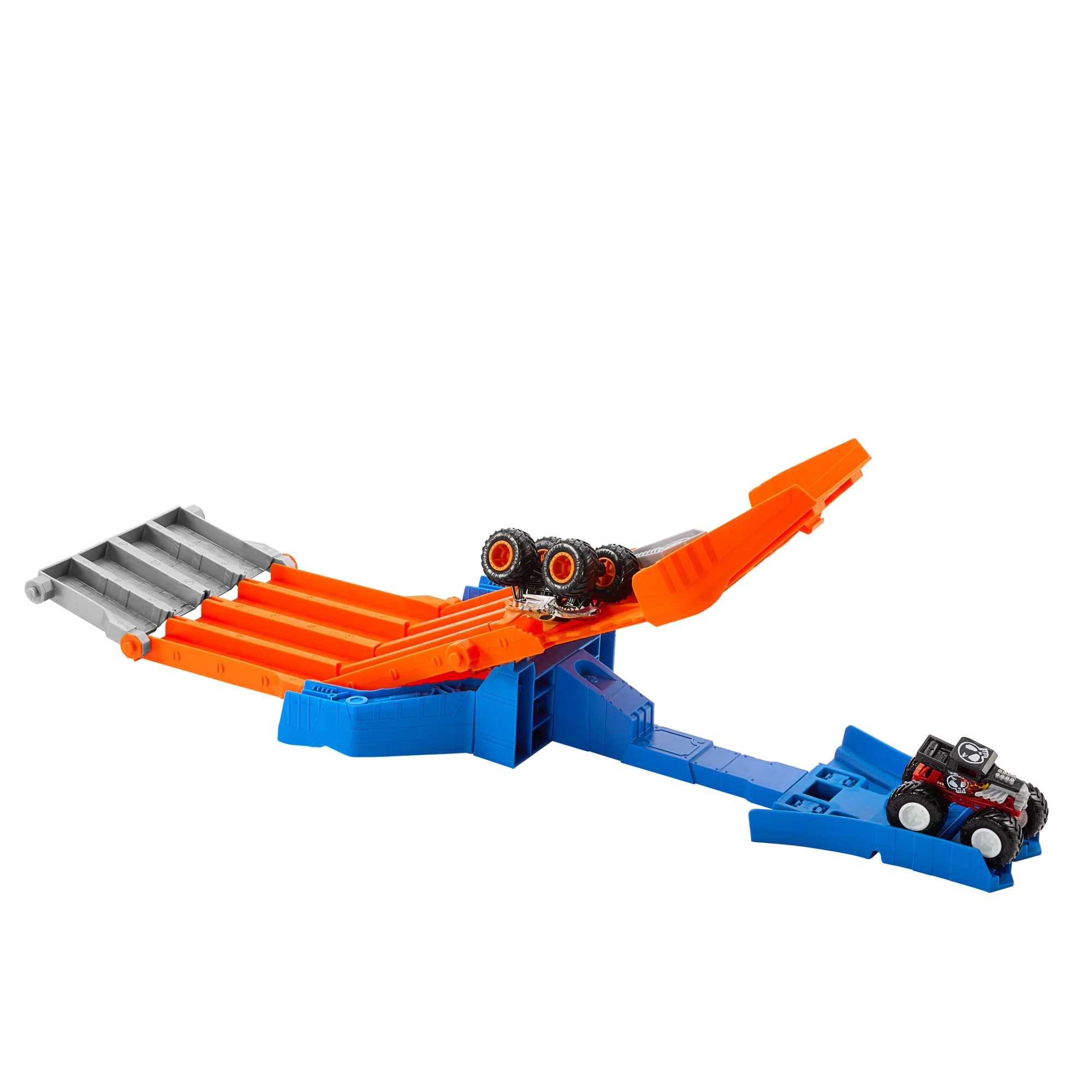 Hot Wheels Monster Trucks Pista de Brinquedo Corrida de Destruição - Image 5