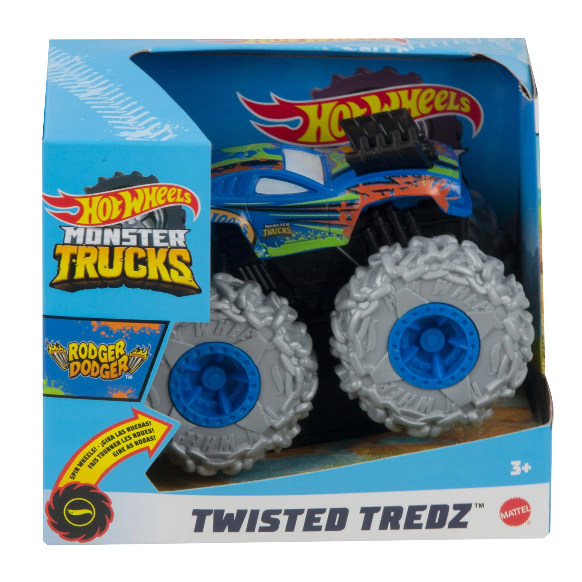 Hot Wheels Monster Trucks Twisted Tredz Véhicule, Échelle1:43 - Image 5