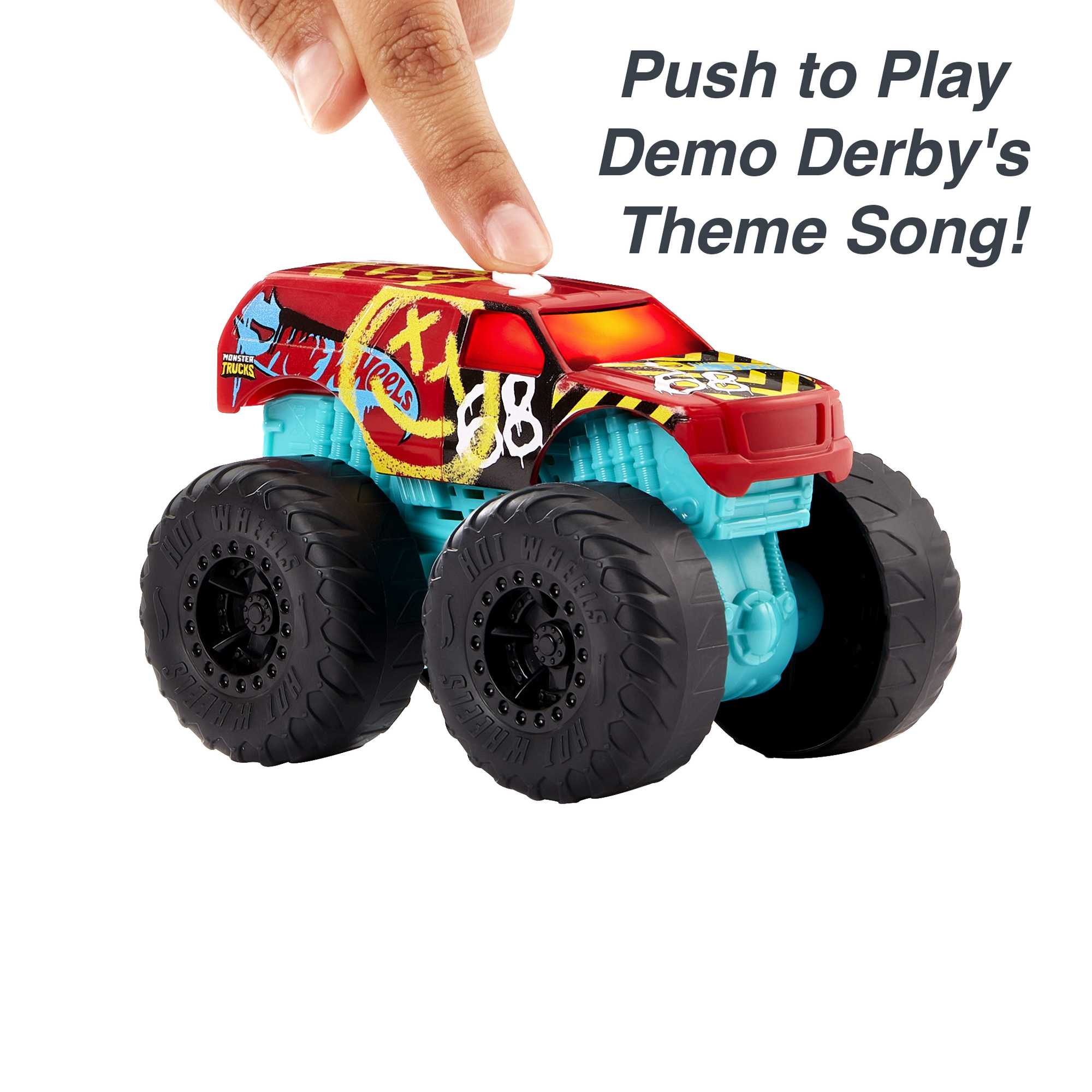 Hot Wheels Monster Trucks Roarin' Wreckers Demo Derby - Image 2