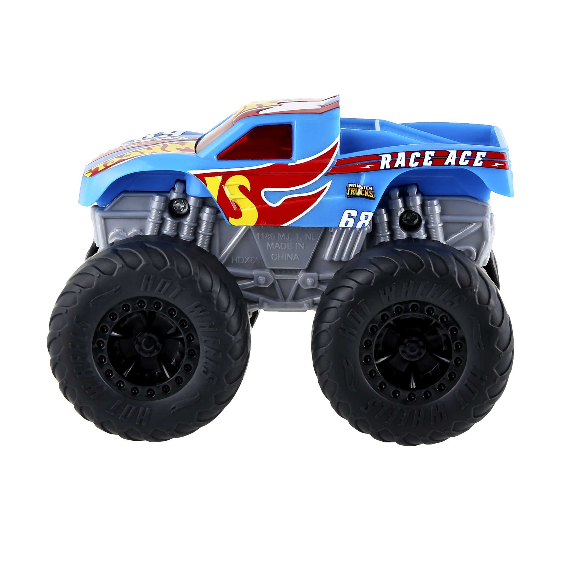 Hot Wheels Monster Trucks Roarin’ Wreckers Trucks, With Lights & Sounds