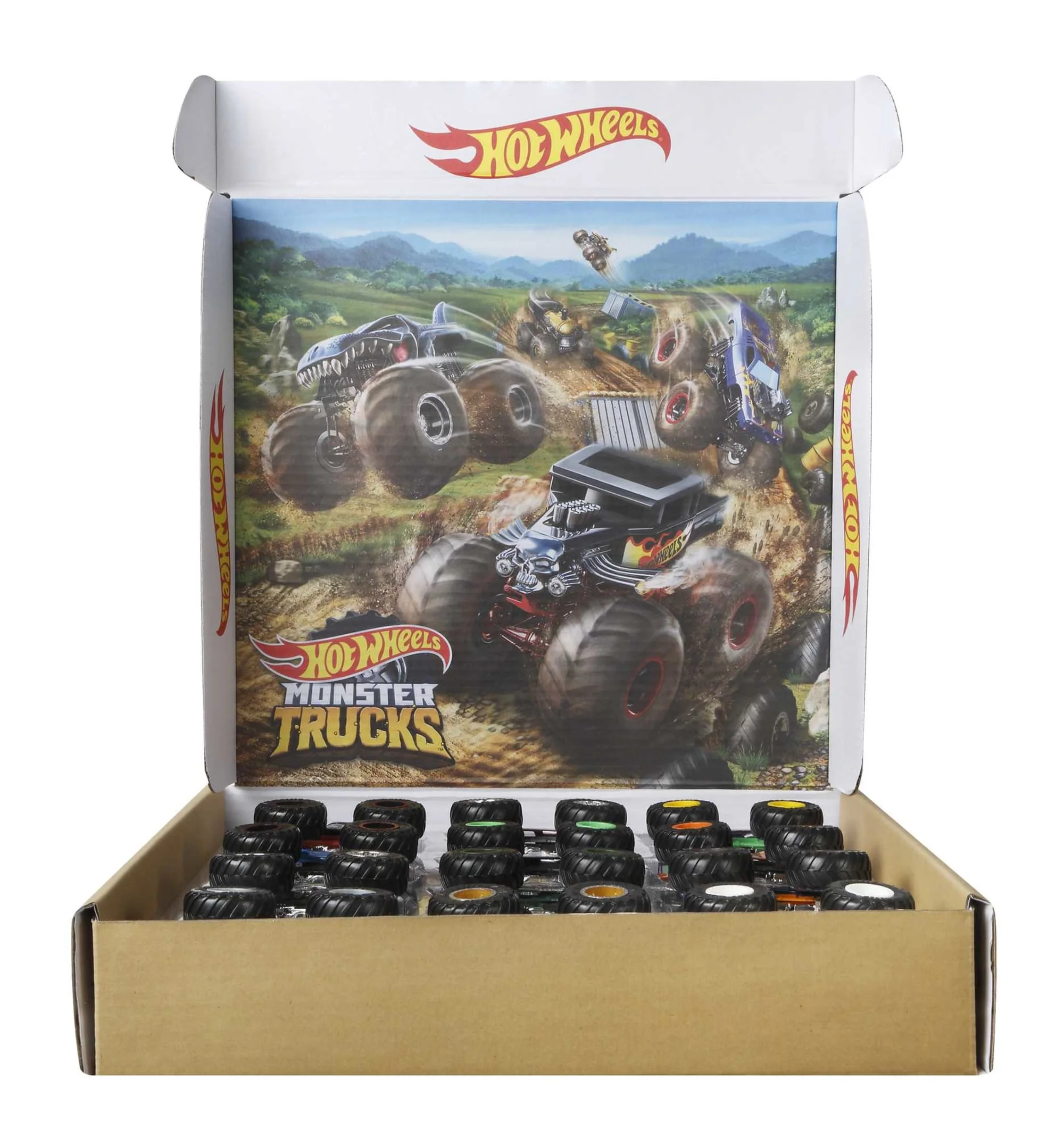 Hot Wheels Monster Trucks, Set Of 12 1:64 Die-Cast Toy Trucks For Kids - Image 5