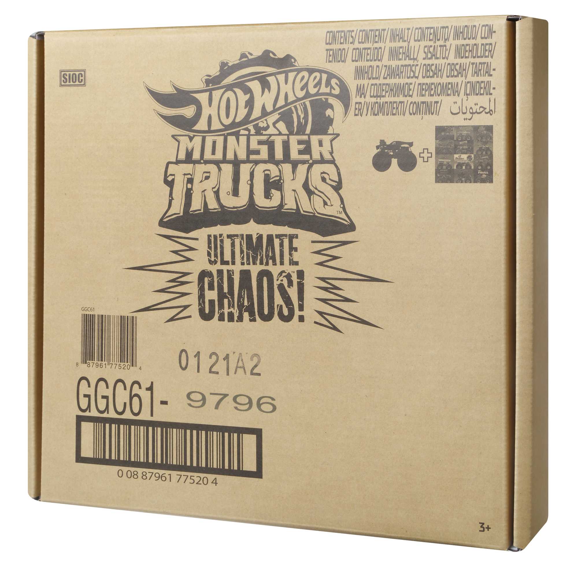 Hot Wheels Monster Trucks, Set Of 12 1:64 Die-Cast Toy Trucks For Kids - Image 6