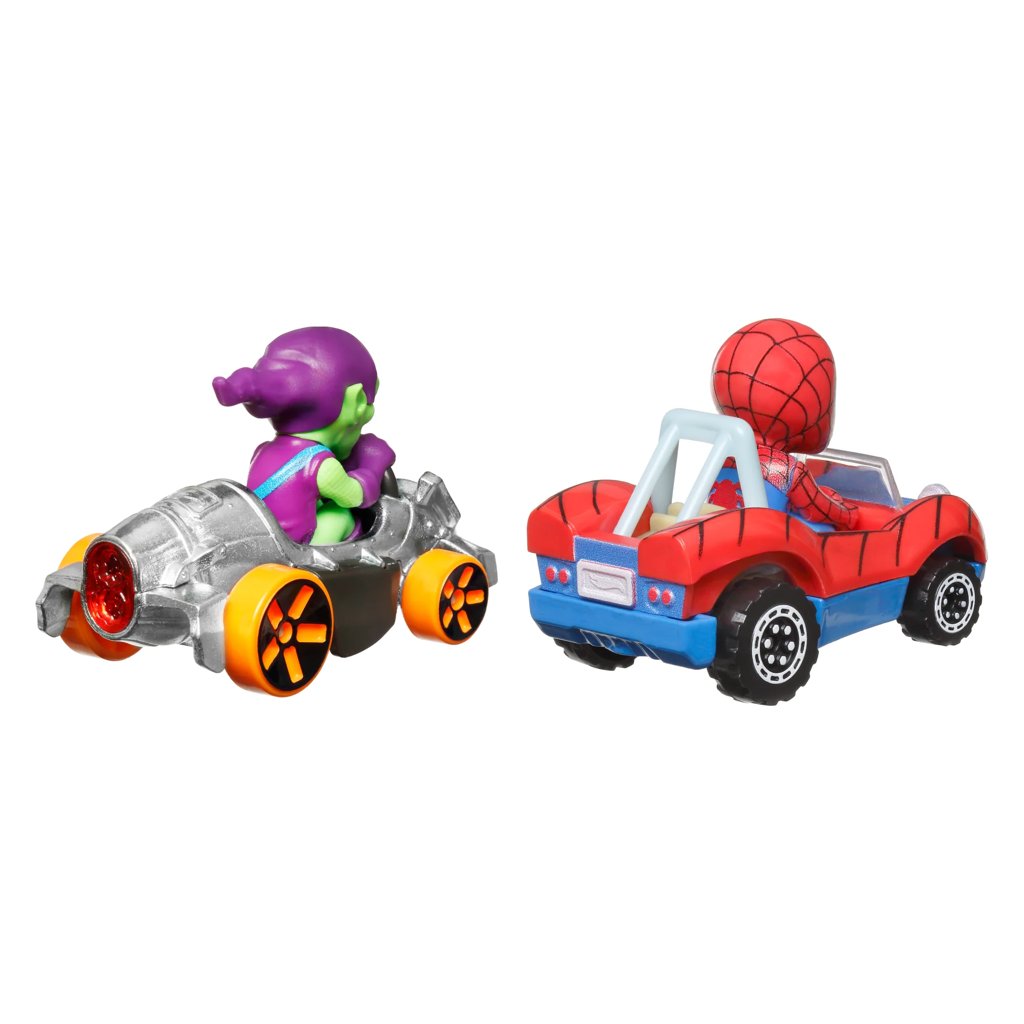 Hot Wheels Racerverse Die-Cast Cars, Set Of 2 Toy Vehicles With Character Drivers Optimized For Racerverse Track - Image 2
