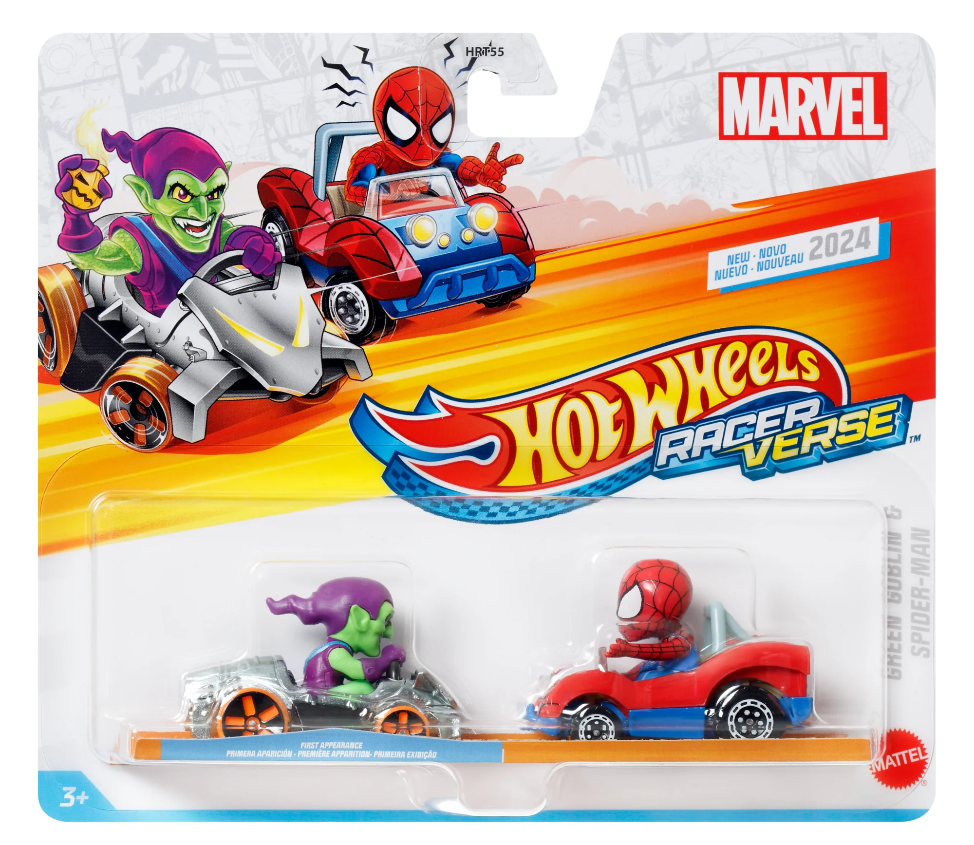 Hot Wheels Racerverse Die-Cast Cars, Set Of 2 Toy Vehicles With Character Drivers Optimized For Racerverse Track - Image 6