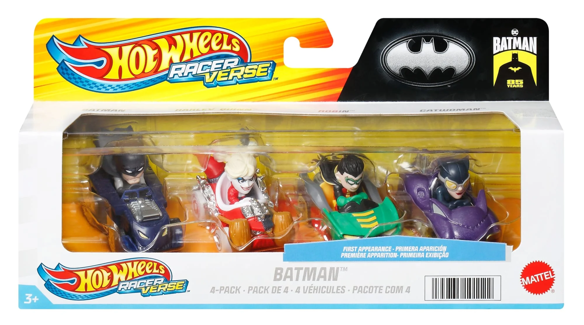 Hot Wheels Racerverse, Set Of 4 Die-Cast Hot Wheels Cars With Pop Culture Characters As Drivers - Image 6