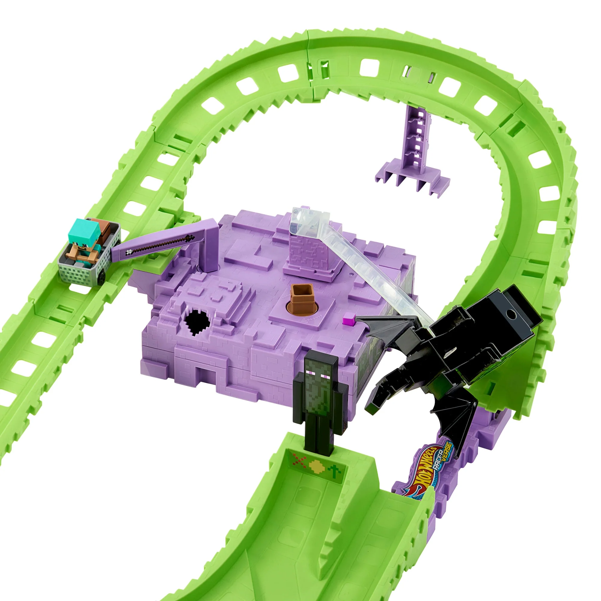 Hot Wheels RacerVerse Pista de Juguete Minecraft - Image 4