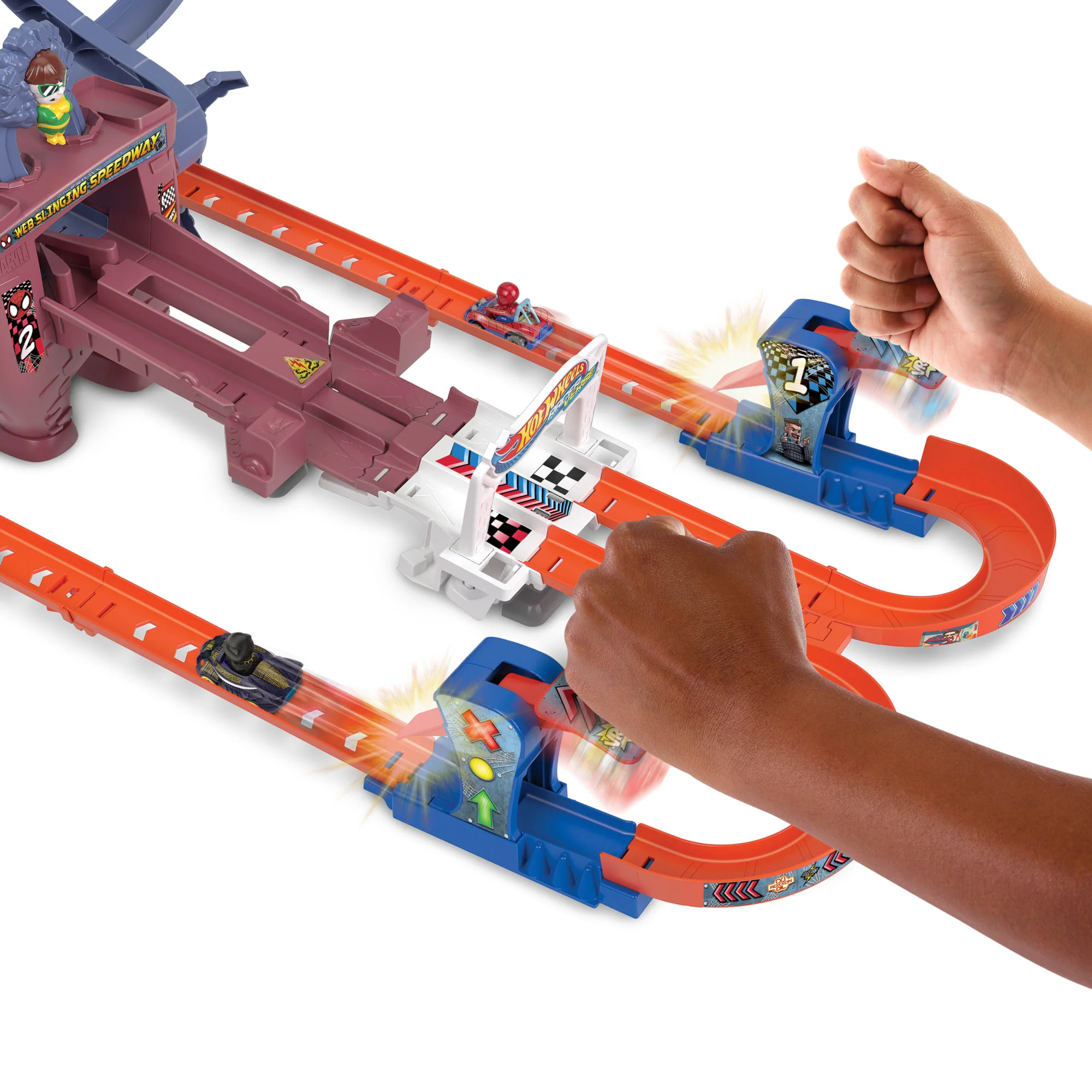 Hot Wheels®-Racerverse-Piste de Course Mobile de Spiderman-Coffret - Image 3