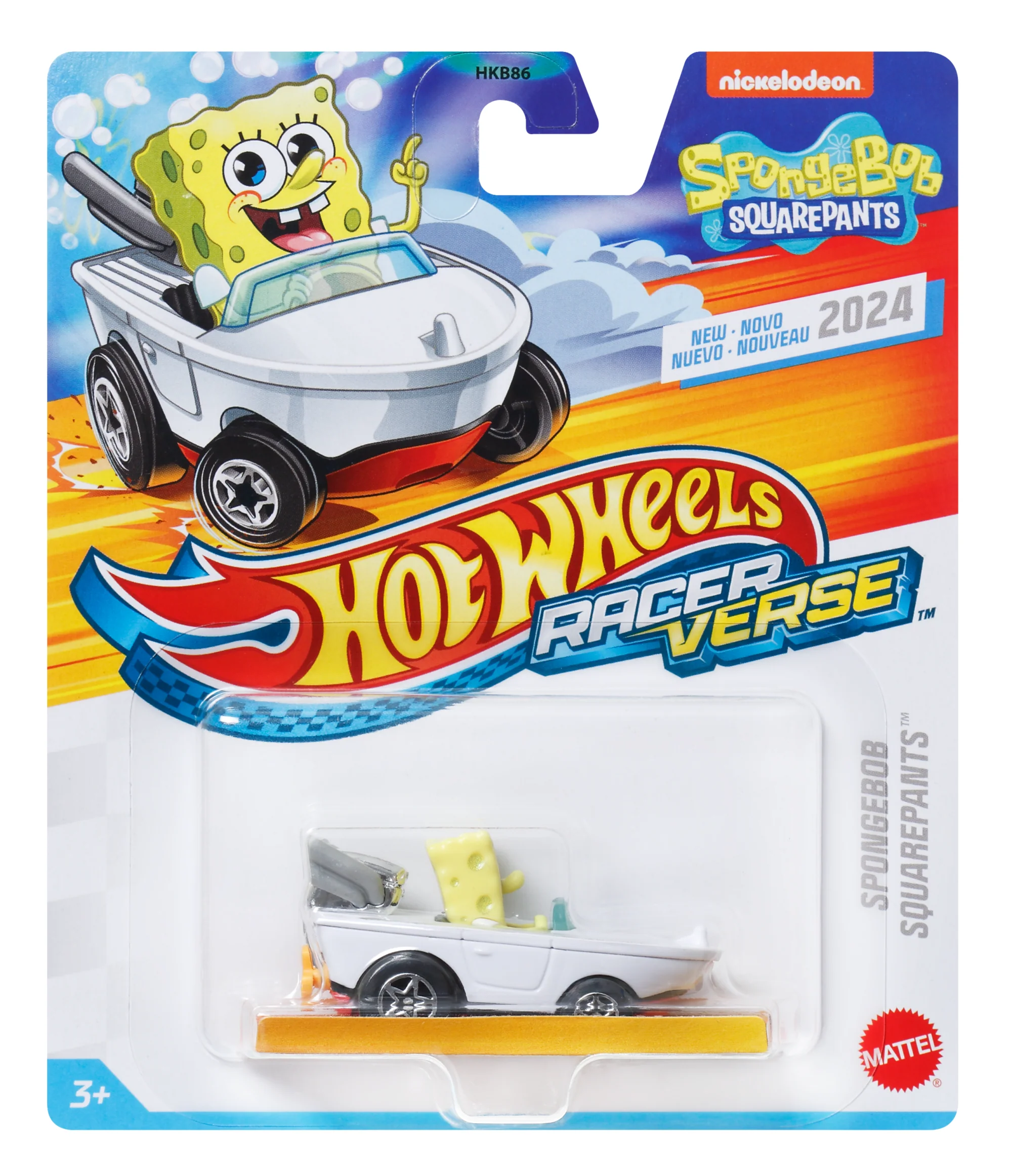 Hot Wheels RacerVerse Vehículo de Juguete Bob Esponja - Image 5