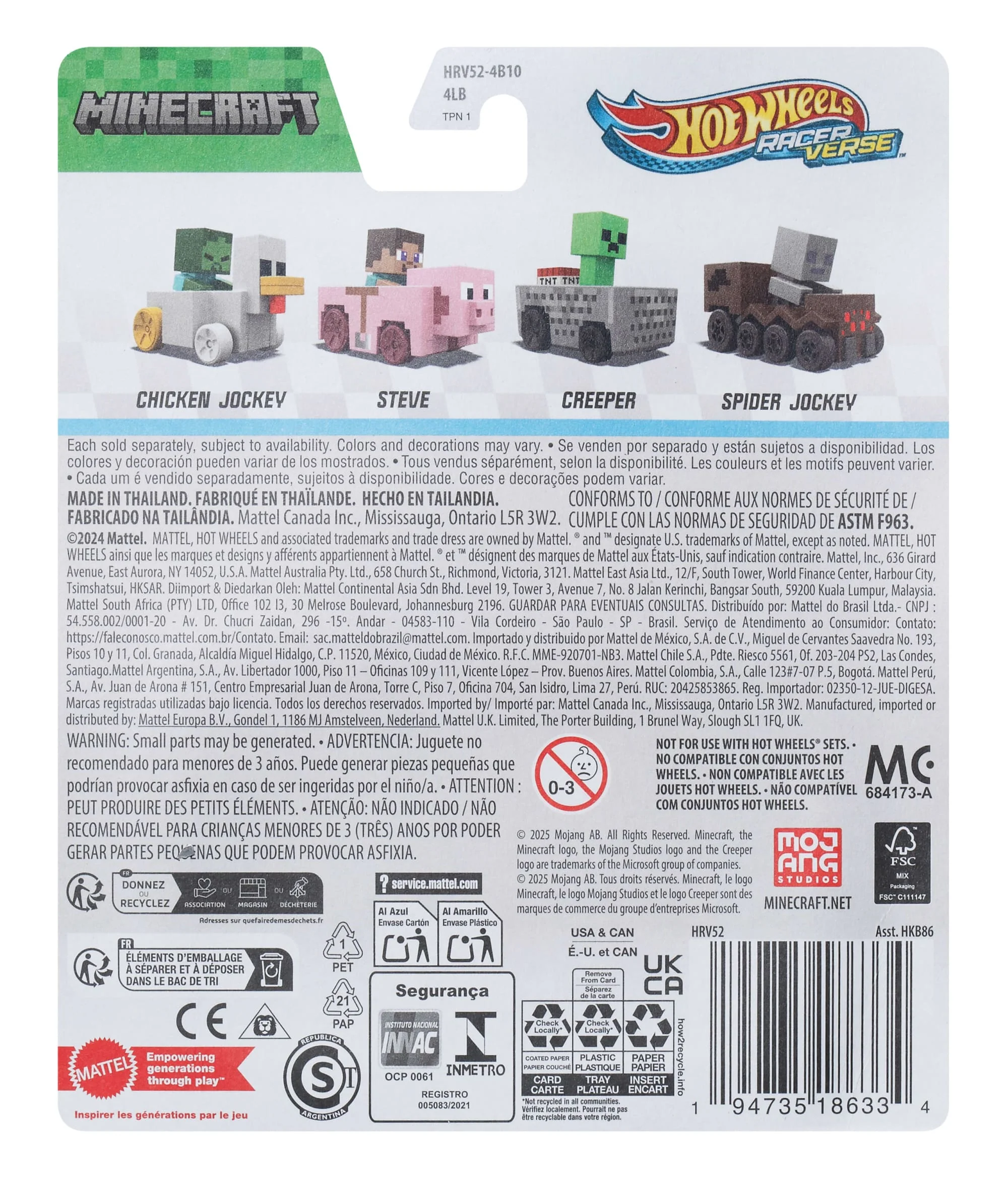 Hot Wheels RacerVerse Vehículo de Juguete Creeper - Image 2