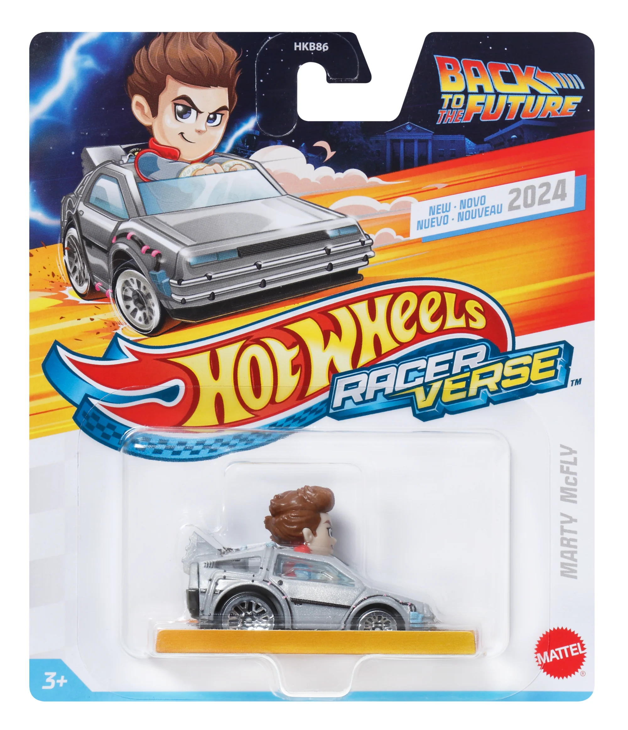 Hot Wheels RacerVerse Vehículo de Juguete Marty McFly - Image 5