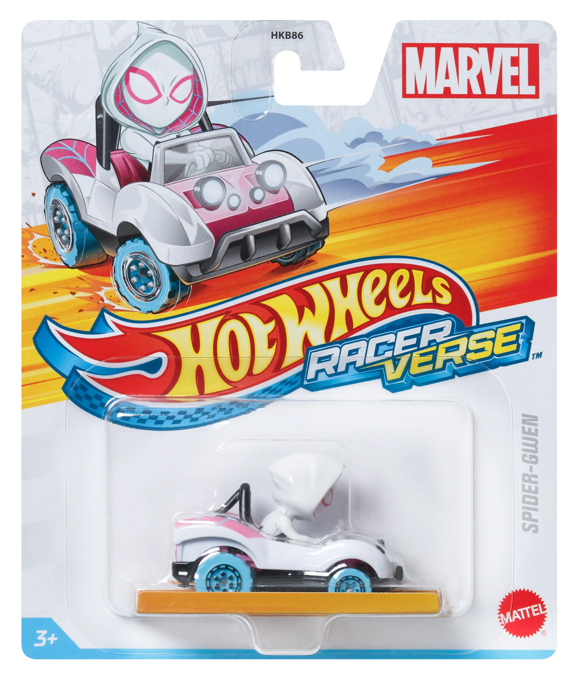 Hot Wheels RacerVerse Veículo de Brinquedo Spider-Gwen - Image 5