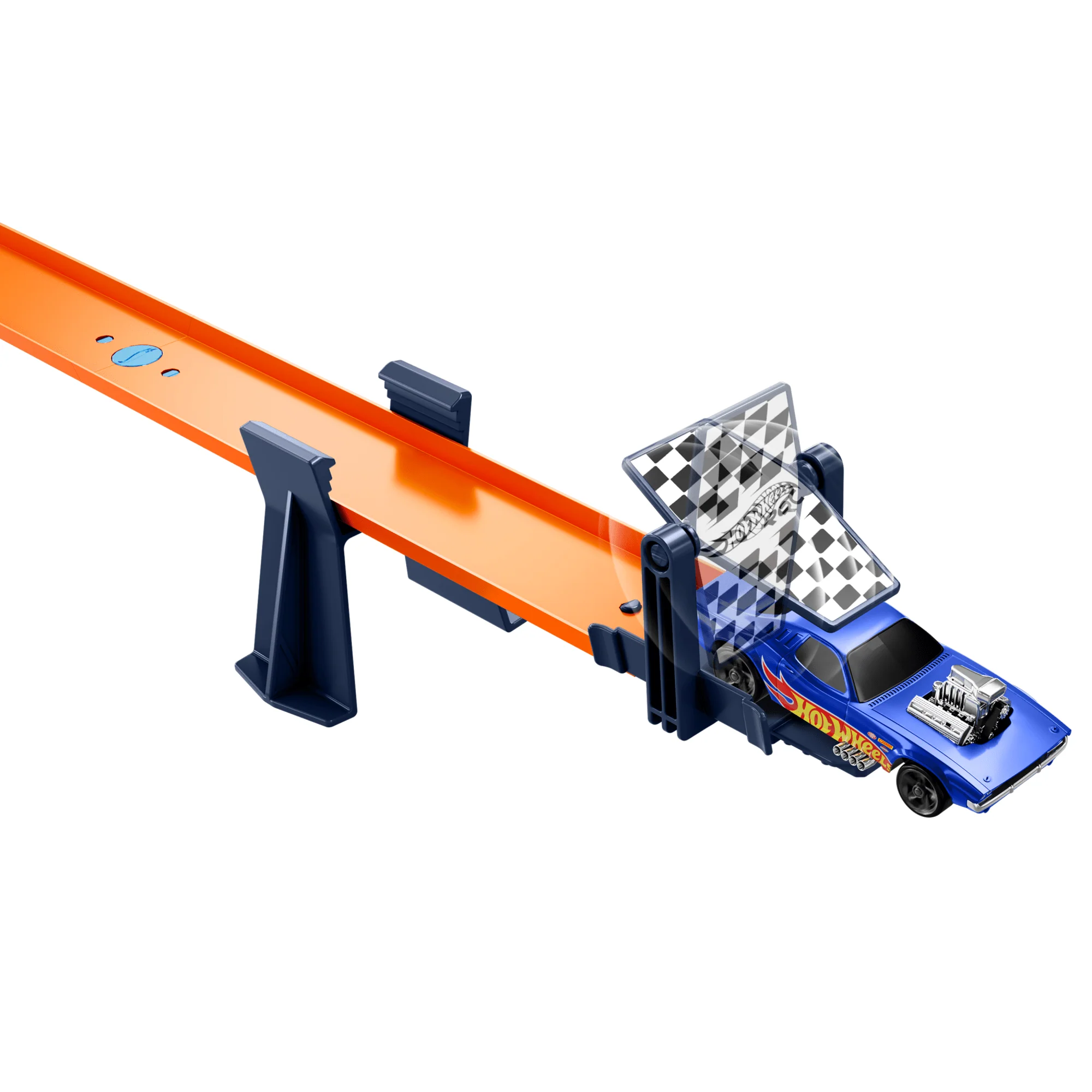 Hot Wheels RC Speed Challenge Track Set & Battery-Powered Remote-Control 1:64 Scale Toy Car, 30+ Pieces Of Track - Image 6