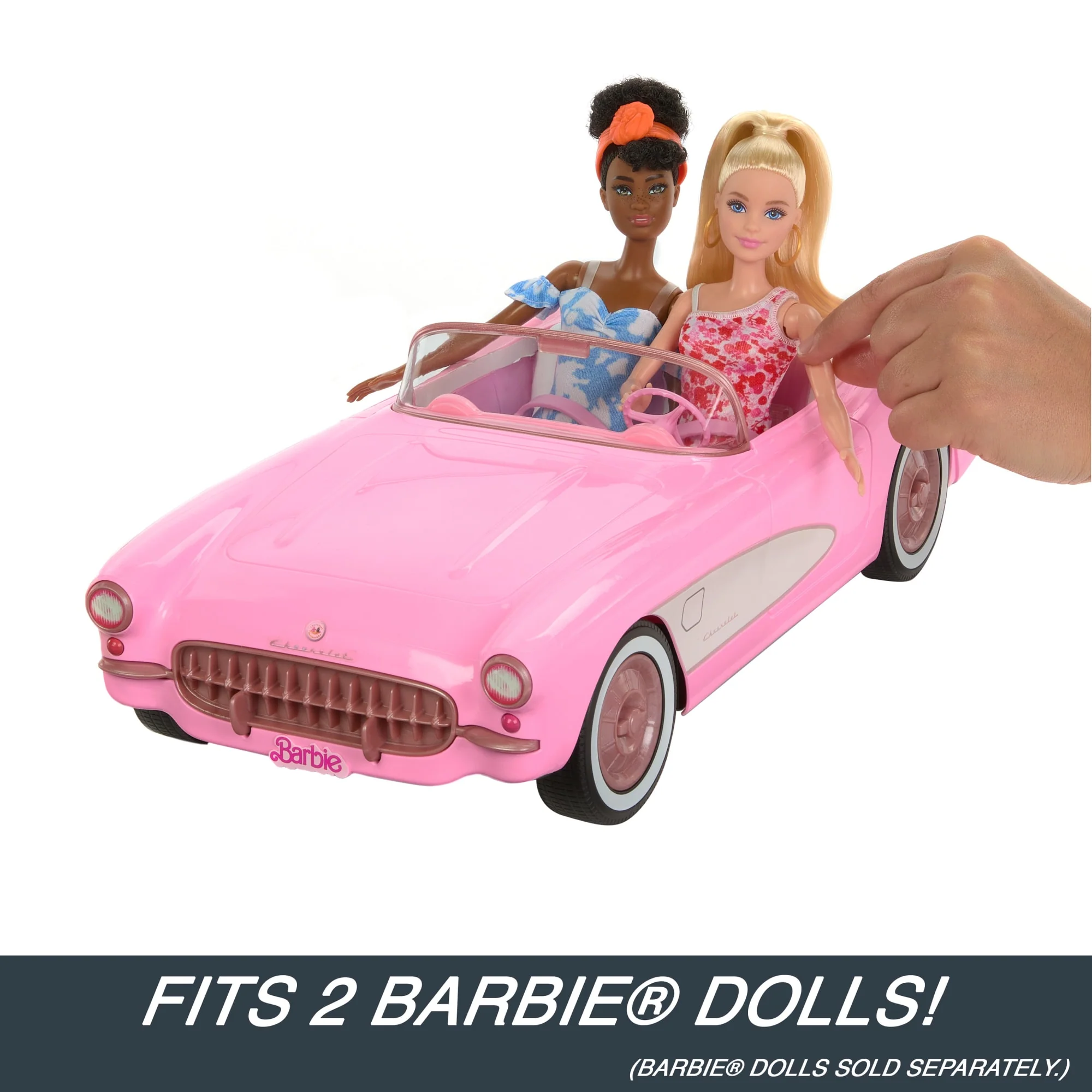 Hot Wheels RC Barbie Corvette, Remote Control Corvette From Barbie The Movie - Image 5