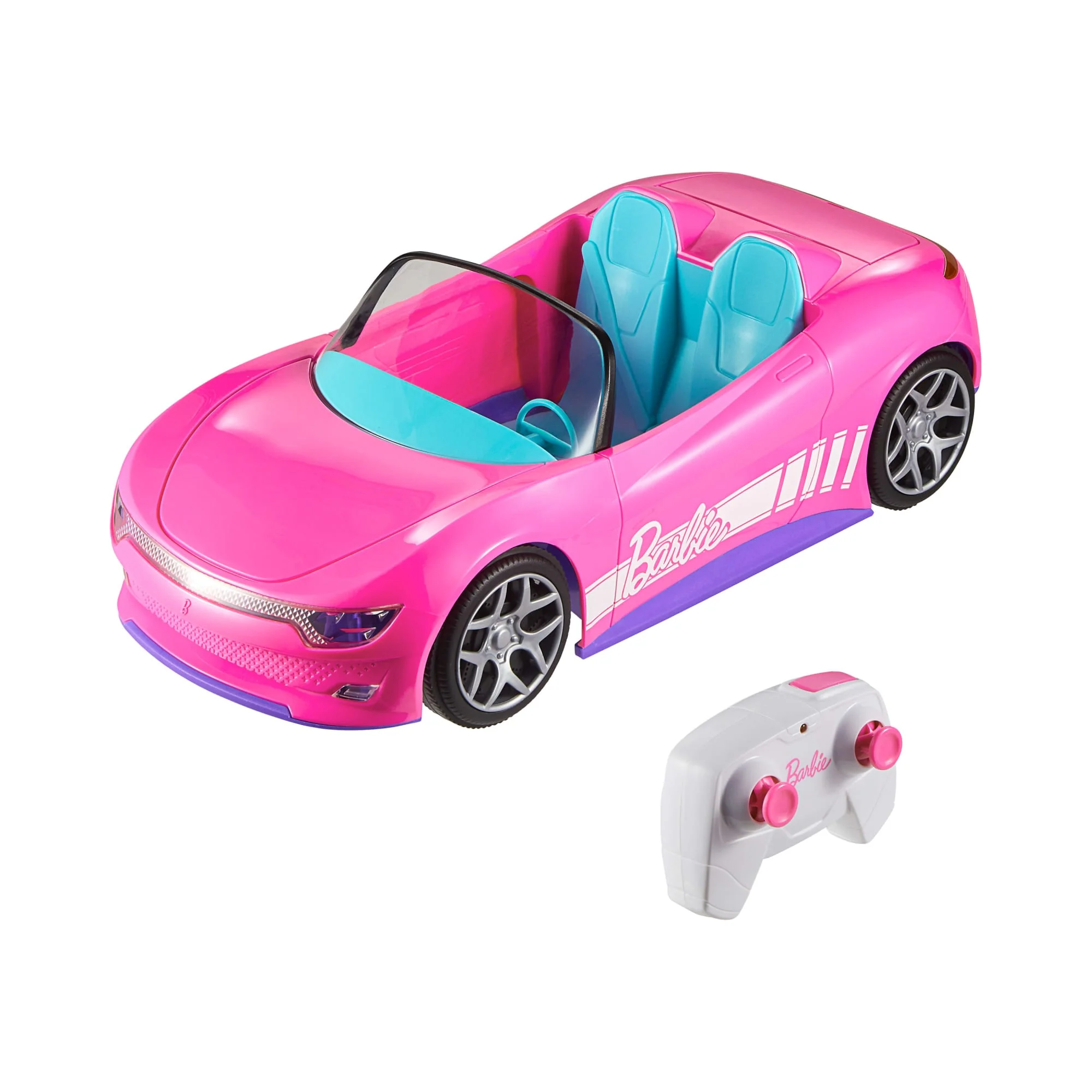 Hot Wheels Rc Décapotable Barbie et 2Poupées - Image 2