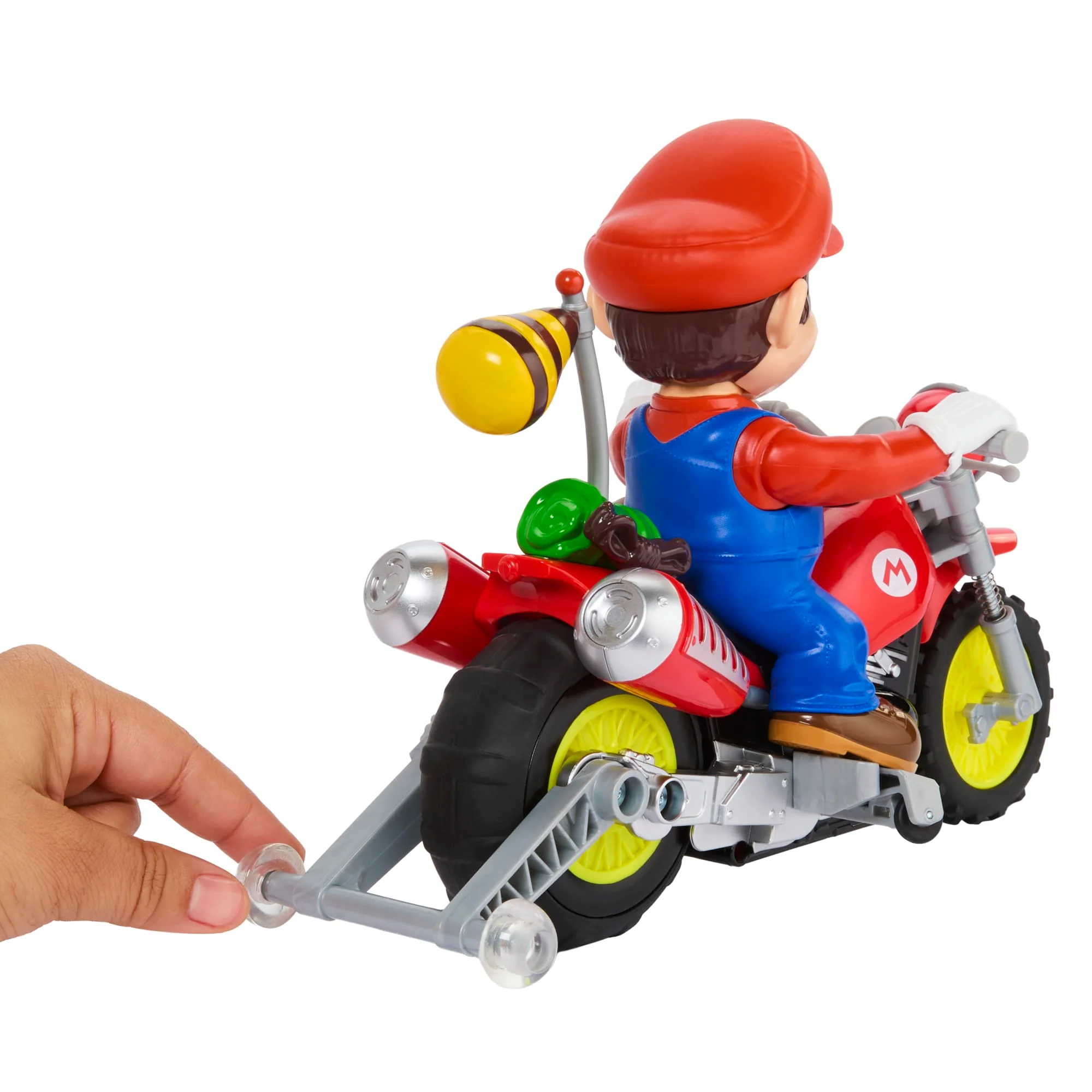 Hot Wheels RC Mario Wheelie Motocross RC, Remote-Controlled Battery-Powered Vehicle - Image 6