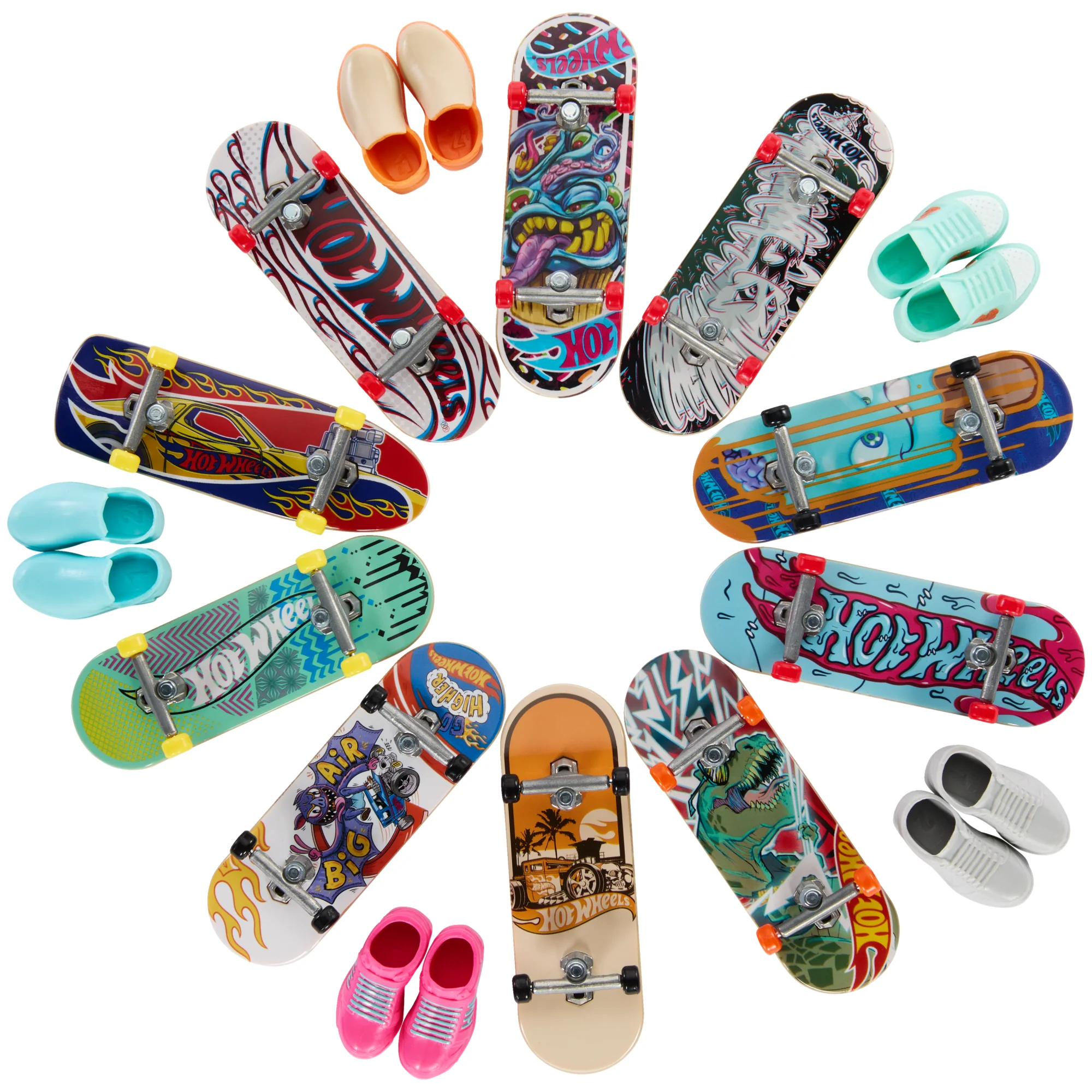 Hot Wheels Skate-Assortiment de 10Fingerboards Avec Chaussures - Image 3
