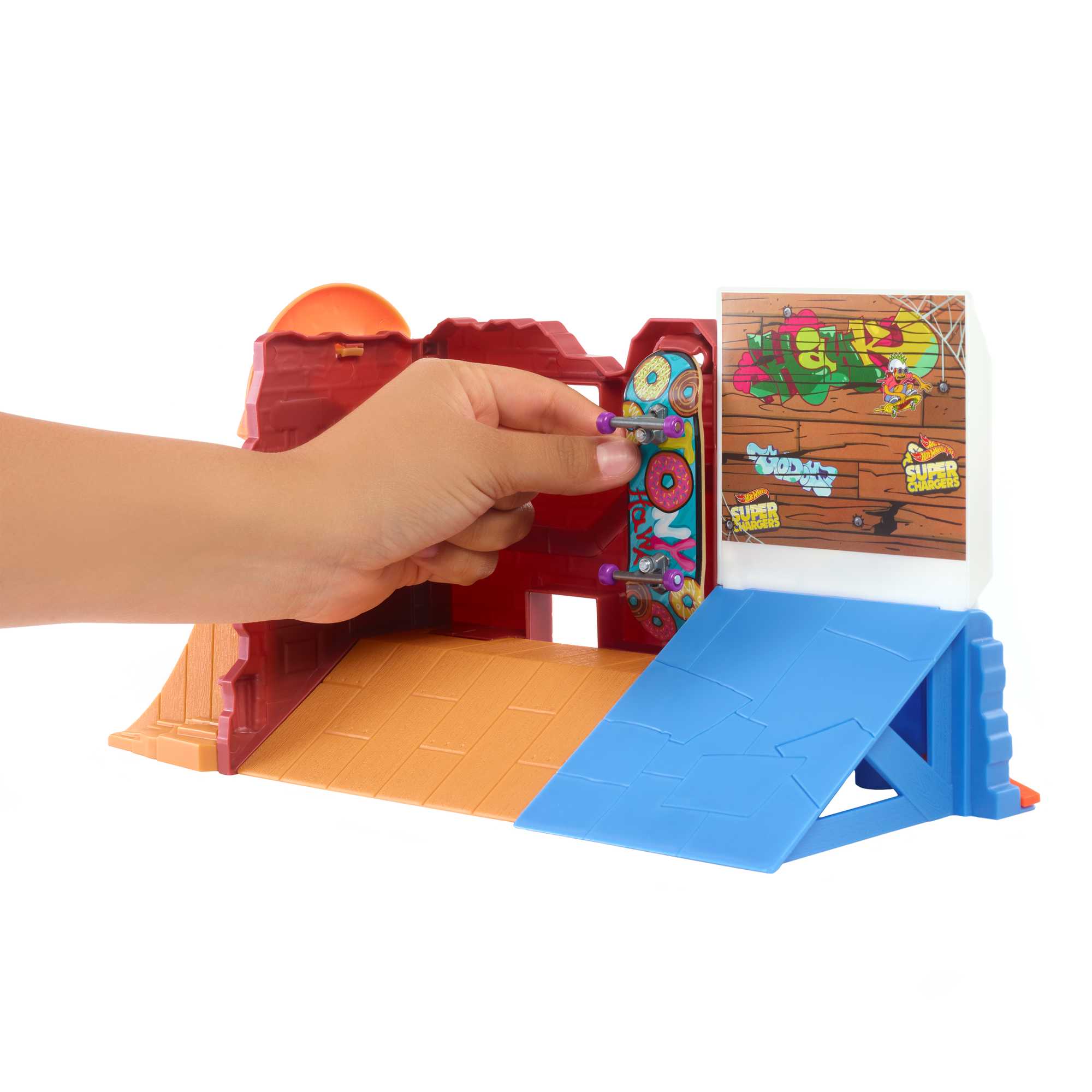 Hot Wheels Skate Coffret de Jeu Planchodrome Beignerie - Image 5