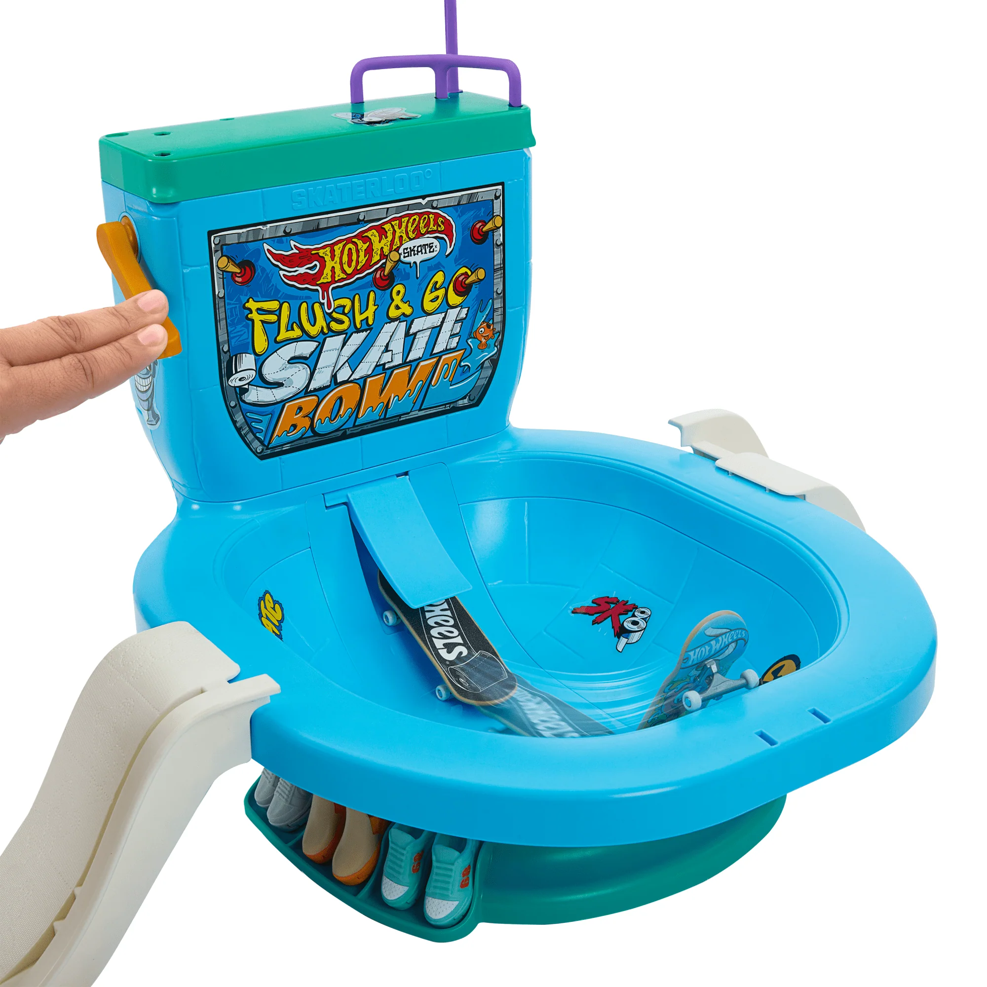 Hotwheels Skate-Tirez La Chasse: C’Est Parti!-Coffret Fingerboard - Image 3
