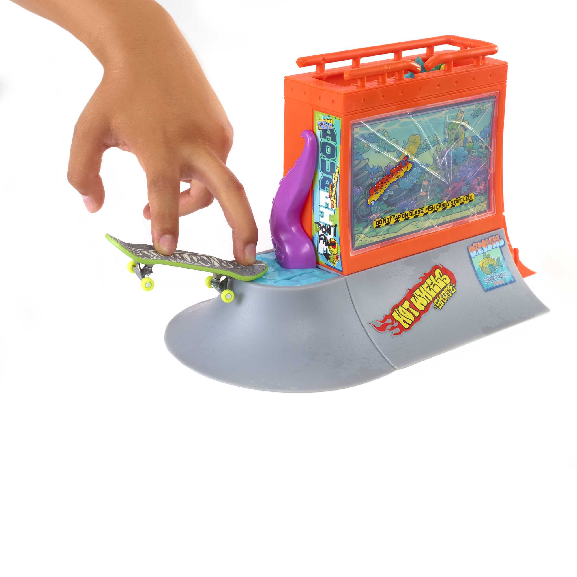 Hot Wheels Skate Pista de Brinquedo Set Aquário - Image 4
