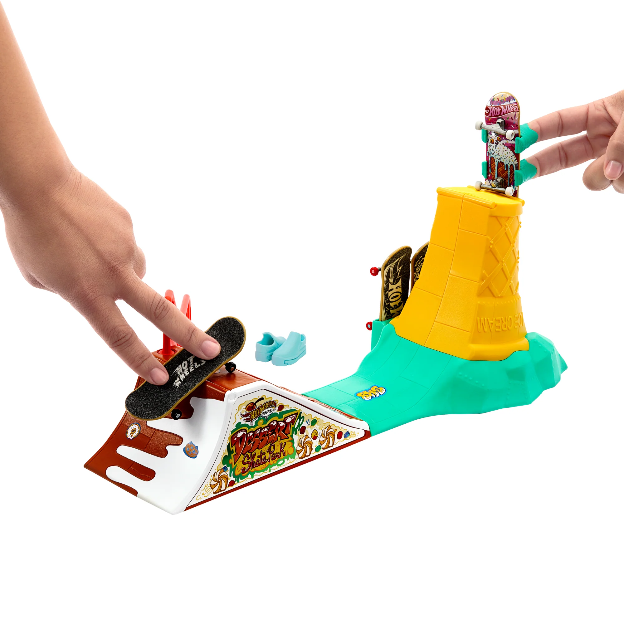 Hot Wheels Skate Pista de Juguete Set de Helado - Image 2