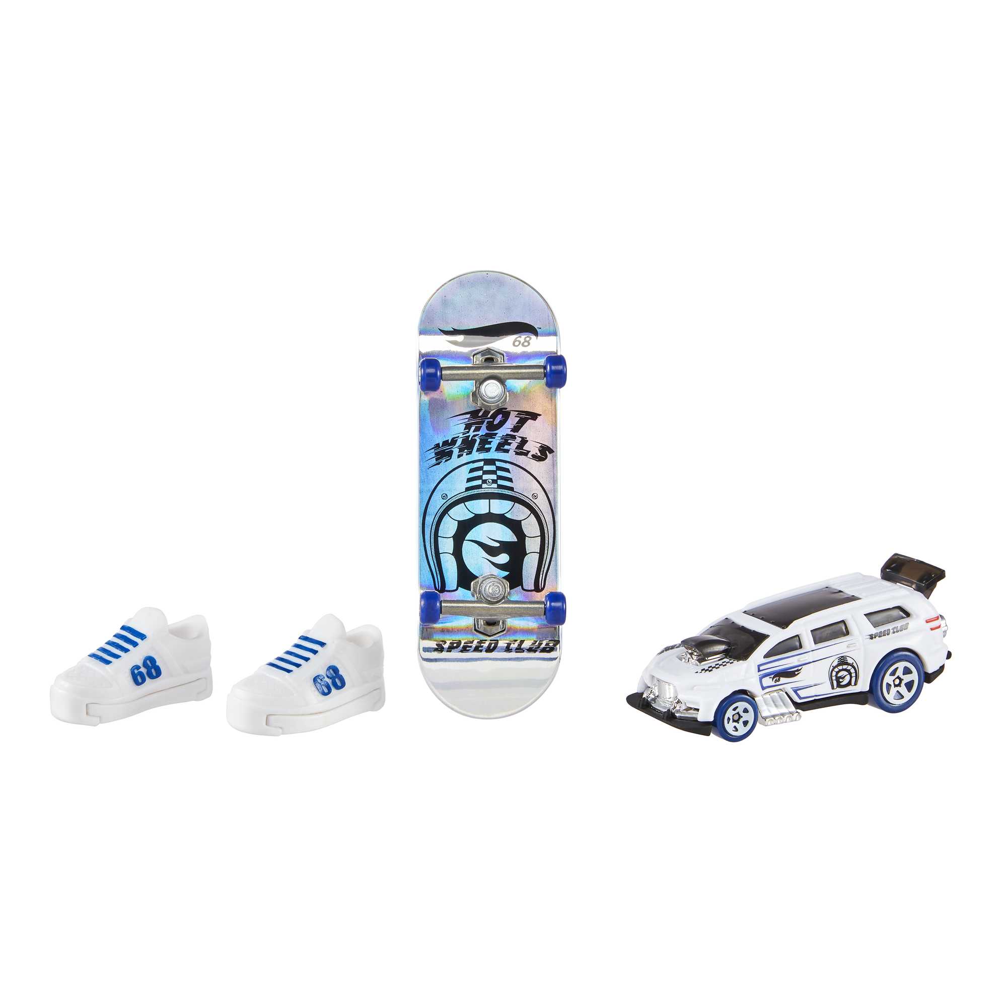 Hot Wheels Skate Vehículo de Juguete Patineta de Colección SPEED SHREDDER™ + NITRO TAILGATER™ con Diecast