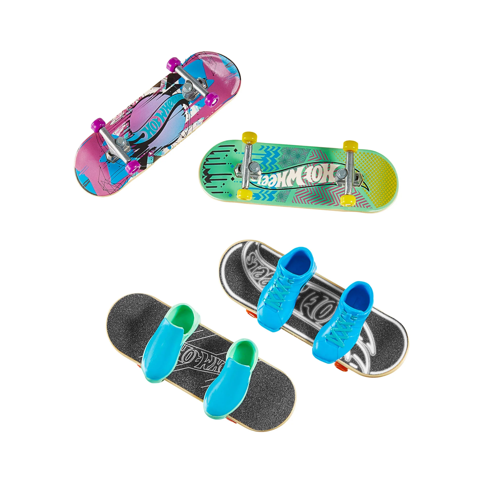 Hot Wheels Skate Veículo de Brinquedo Pacote de Patinetes Experiência Épica com Tênis - Image 3