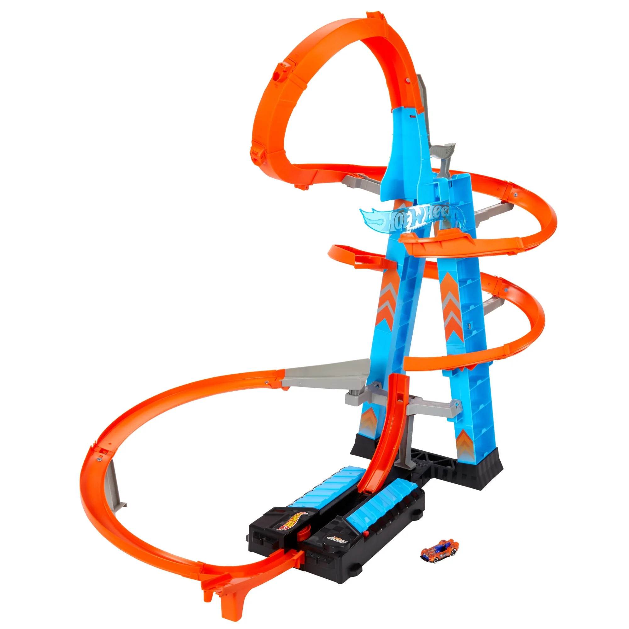 Hot Wheels Sky Crash Tower, Track Set - Image 6