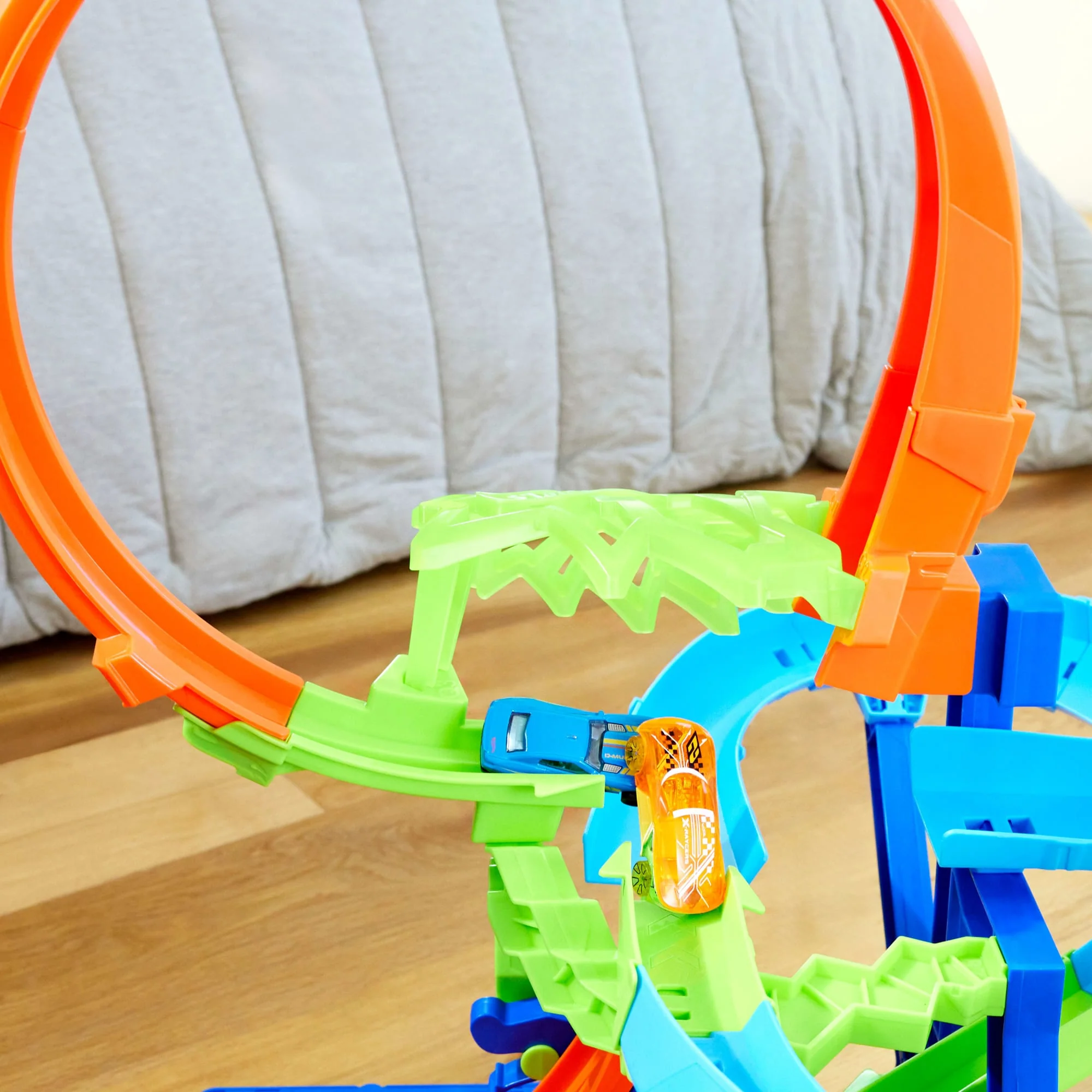 Hot Wheels Stunt Tracks Pista de Juguete Multi-Choque Aéreo - Image 3