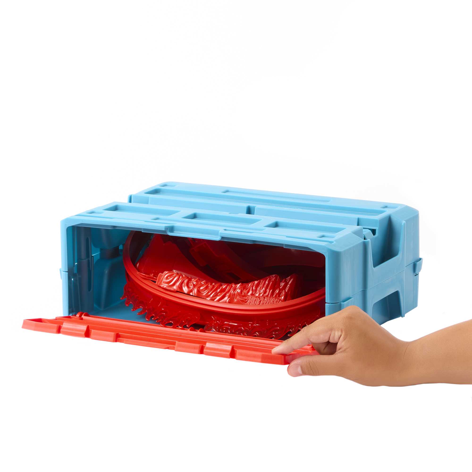 Hot Wheels Track Builder Coffret Piste Cascade Flamme, 1 Véhicule - Image 4