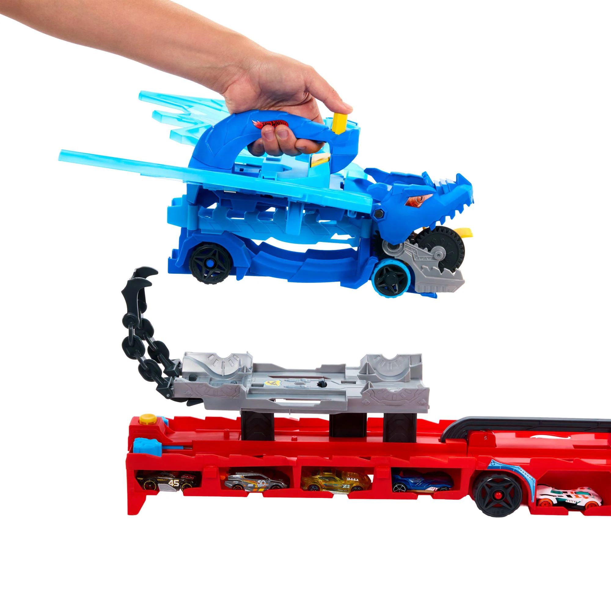 Hot Wheels-Transporteur 2en1Dragons Hot Wheels City - Image 4