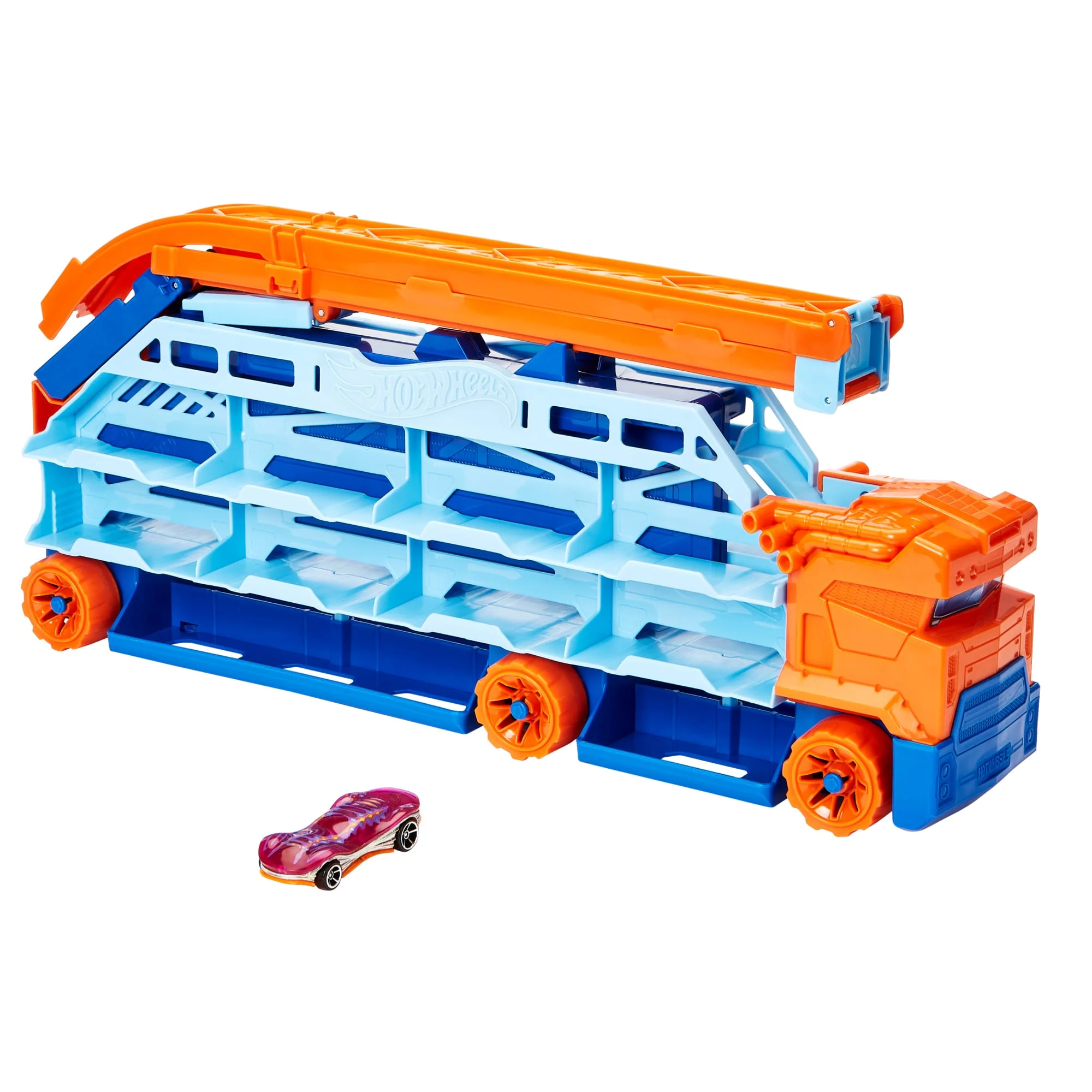 Hot Wheels Ville Transporteur Avec Pente de Vitesse, 1 Véhicule - Image 5