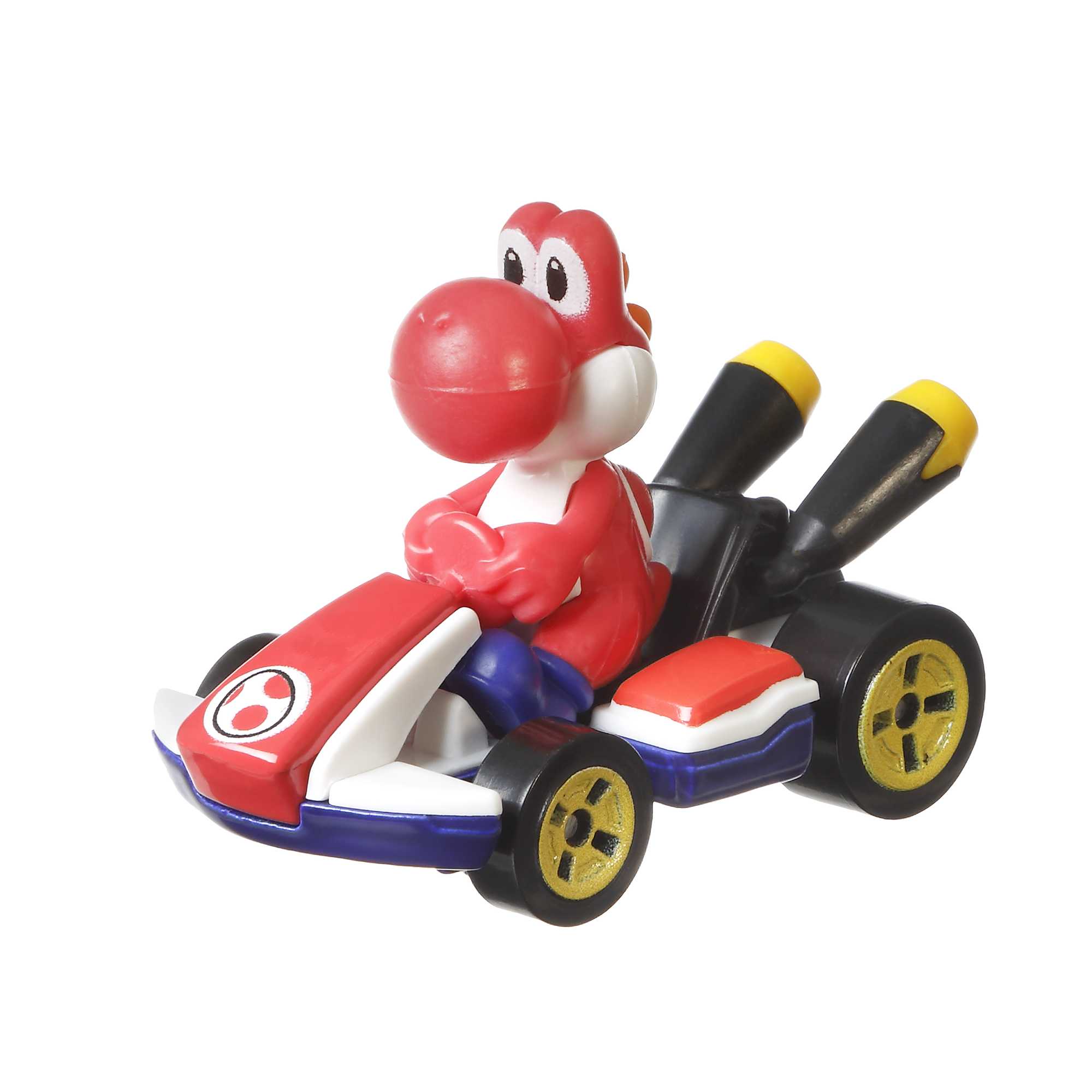 Hot Wheels Véhicule Mario Kart, Yoshi Standard Kart - Image 4