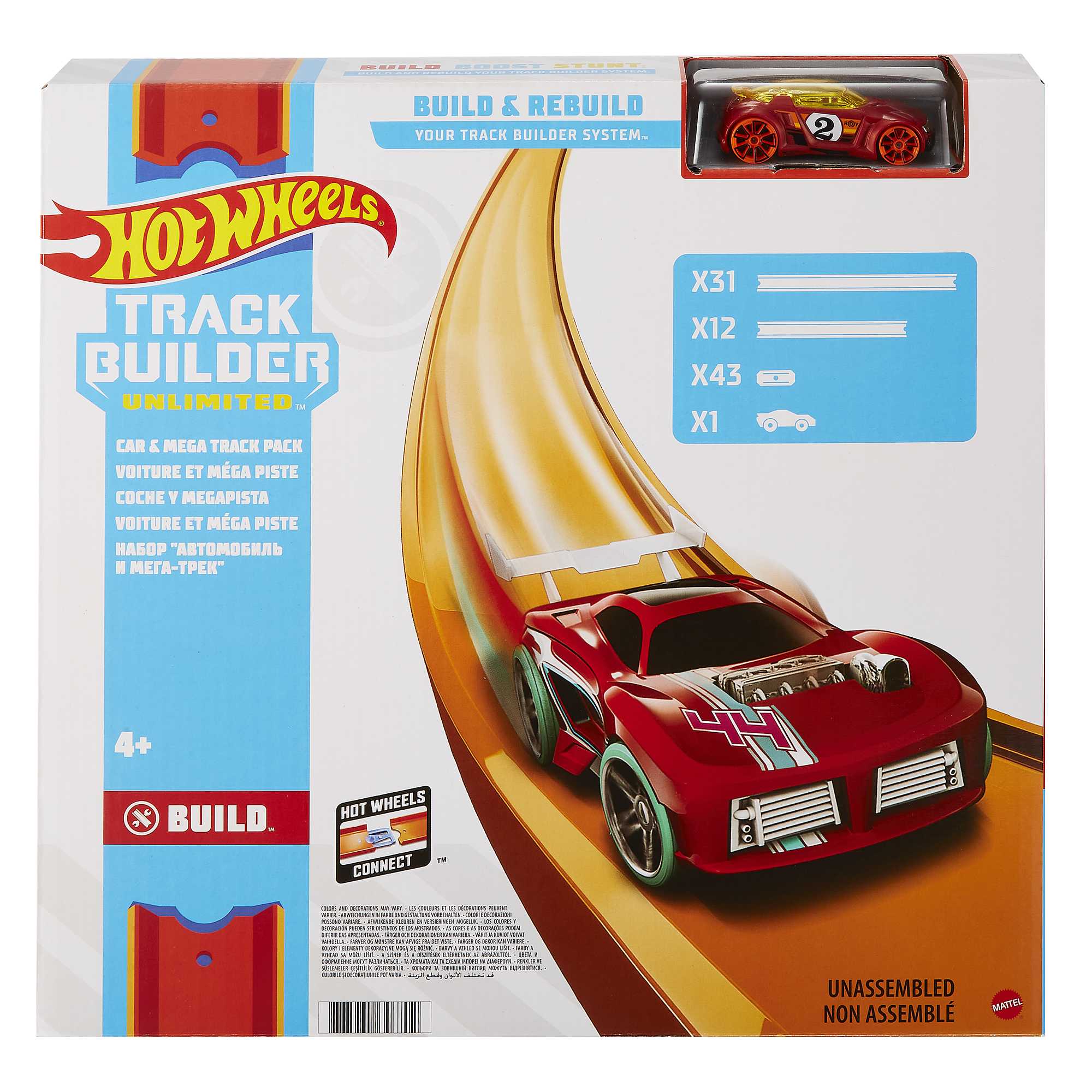Hot Wheels Voiture et Méga Piste - Image 6