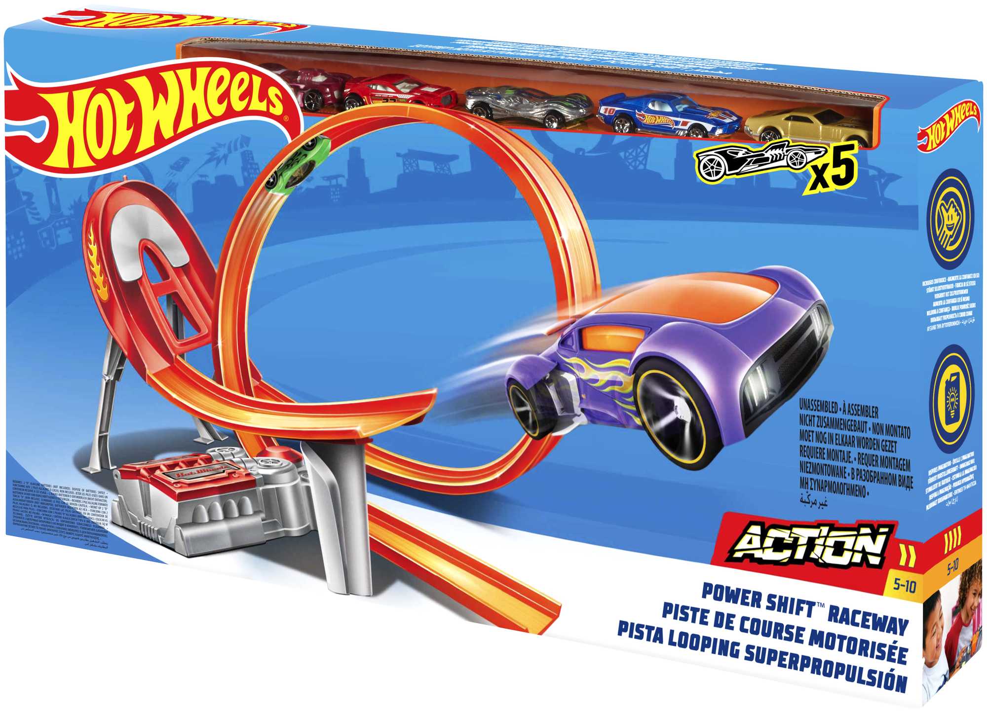 Hot Wheels®  Coffre Piste de Course Motorisée - Image 6