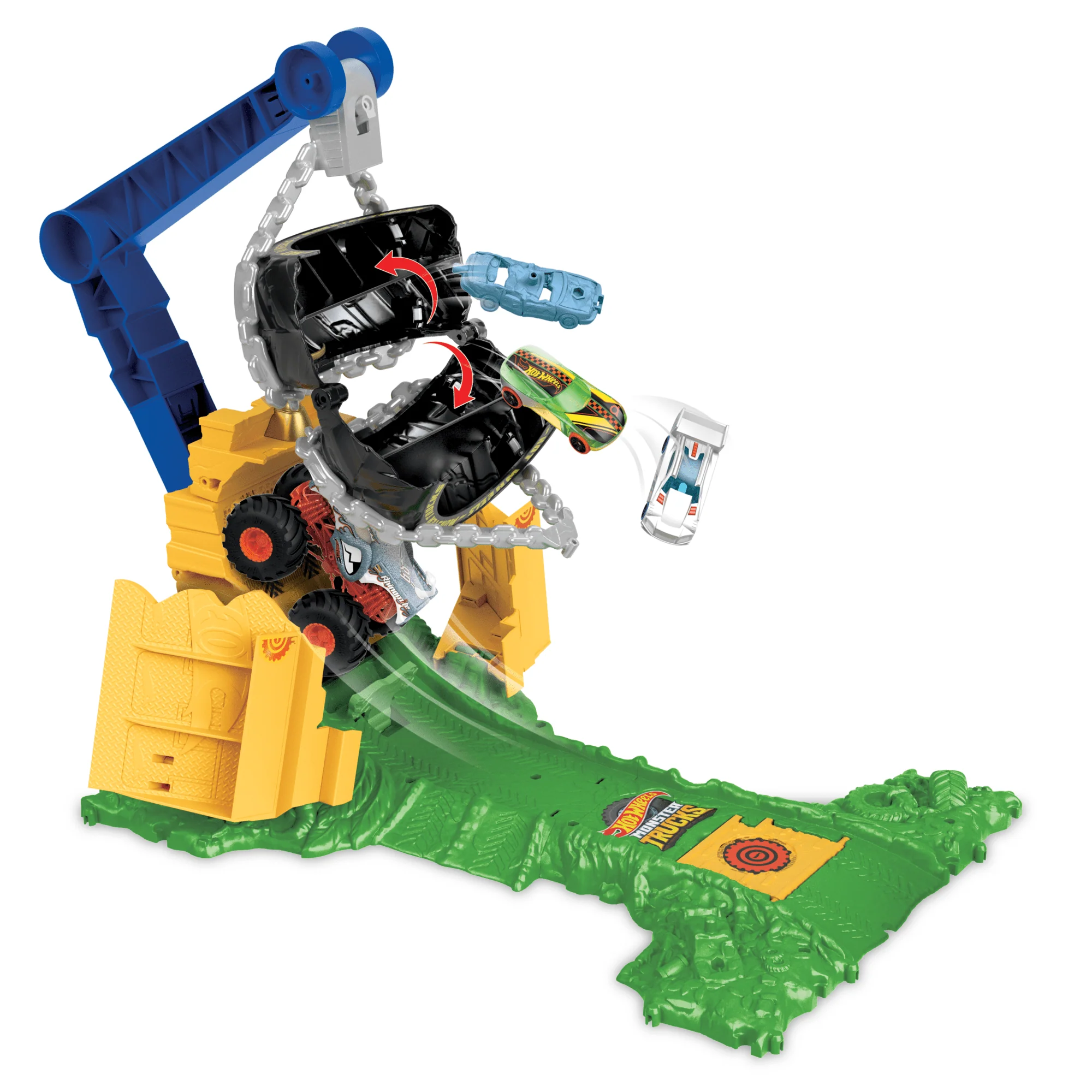 Hw  Monster Trucks  Coffret de Jeu  Défi à Plein Gaz Rhinomite - Image 5