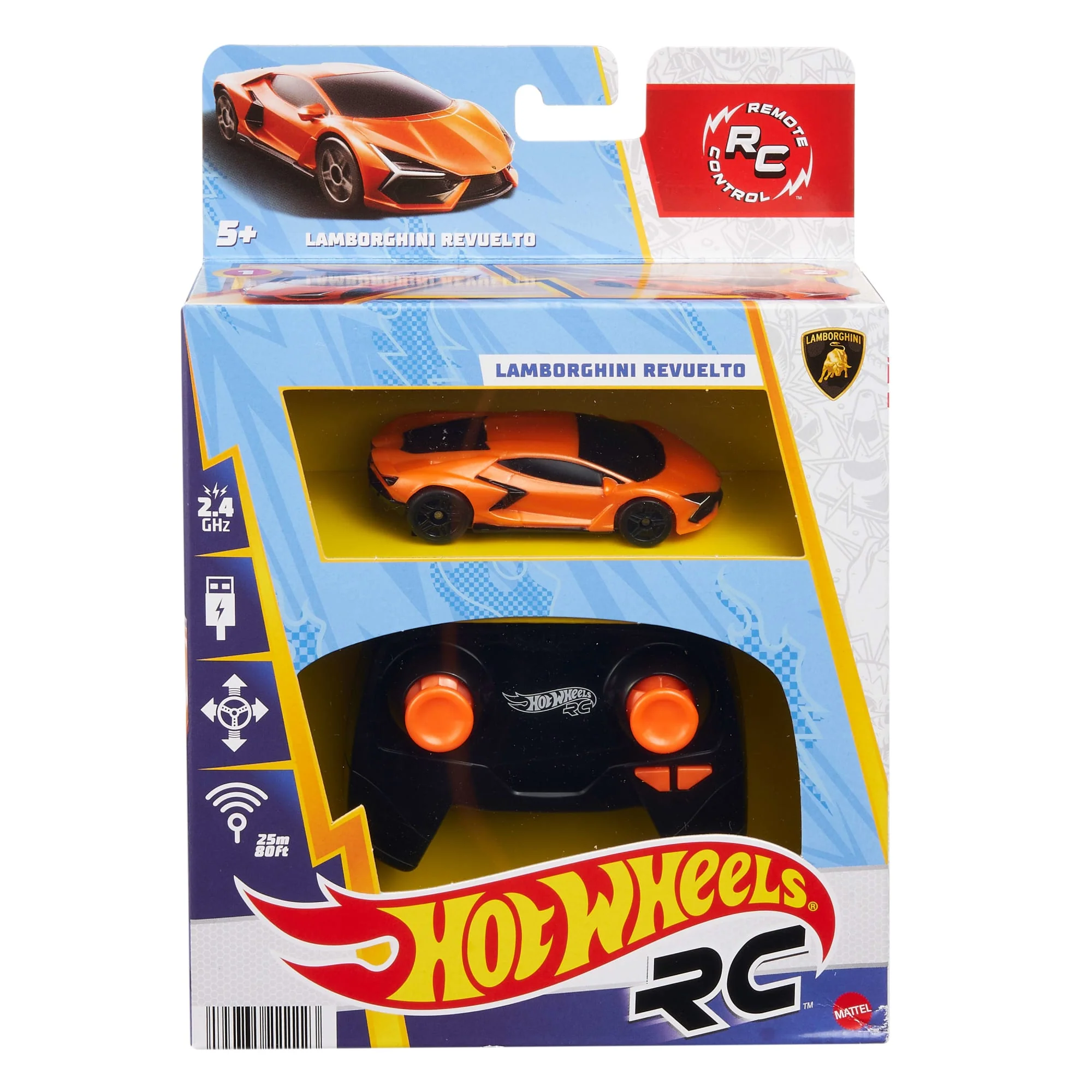 Hotwheels-Lamborghini Revuelto-Voiture Télécommandée, Rechargeable - Image 6