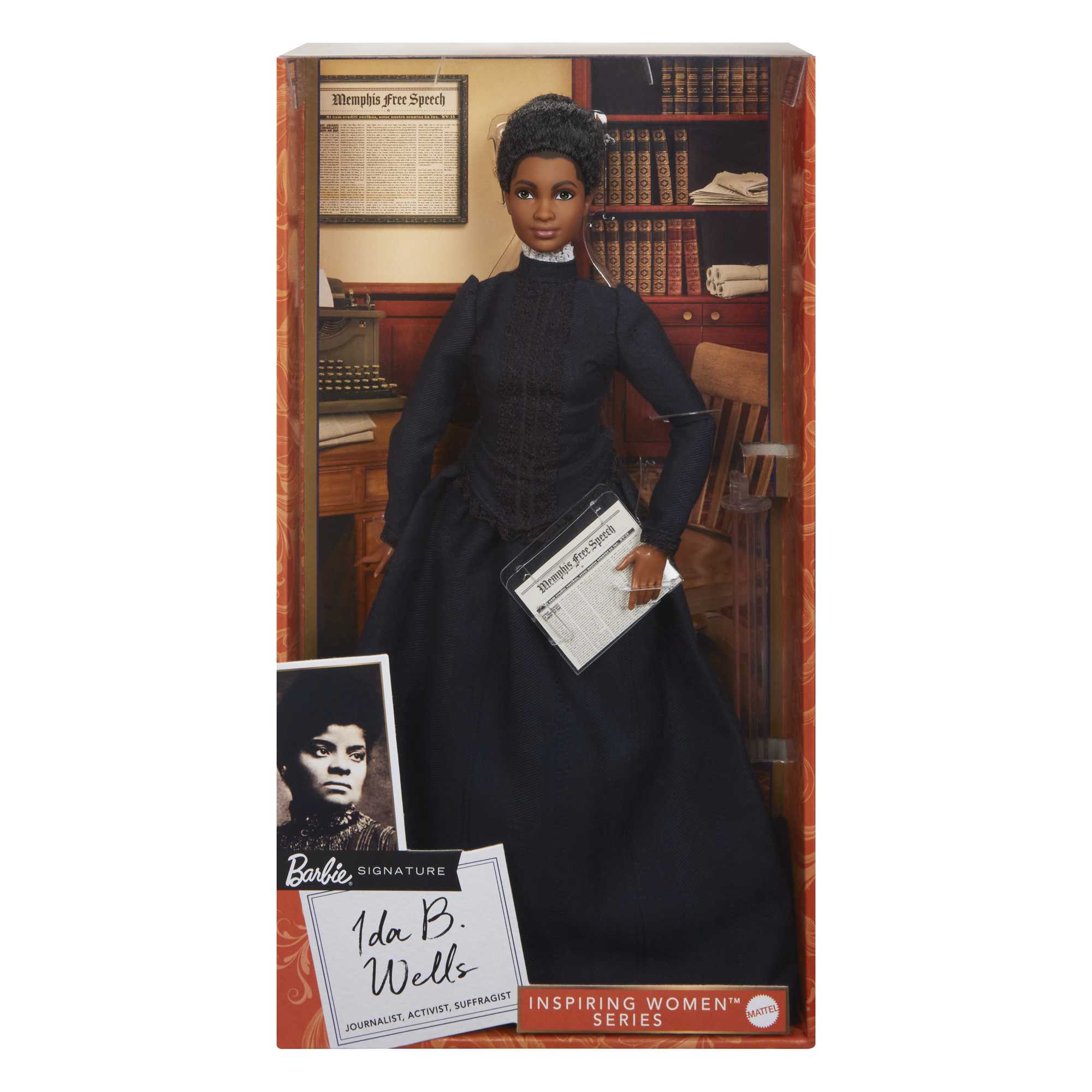 Ida B. Wells Barbie inspiring Women Doll - Image 6