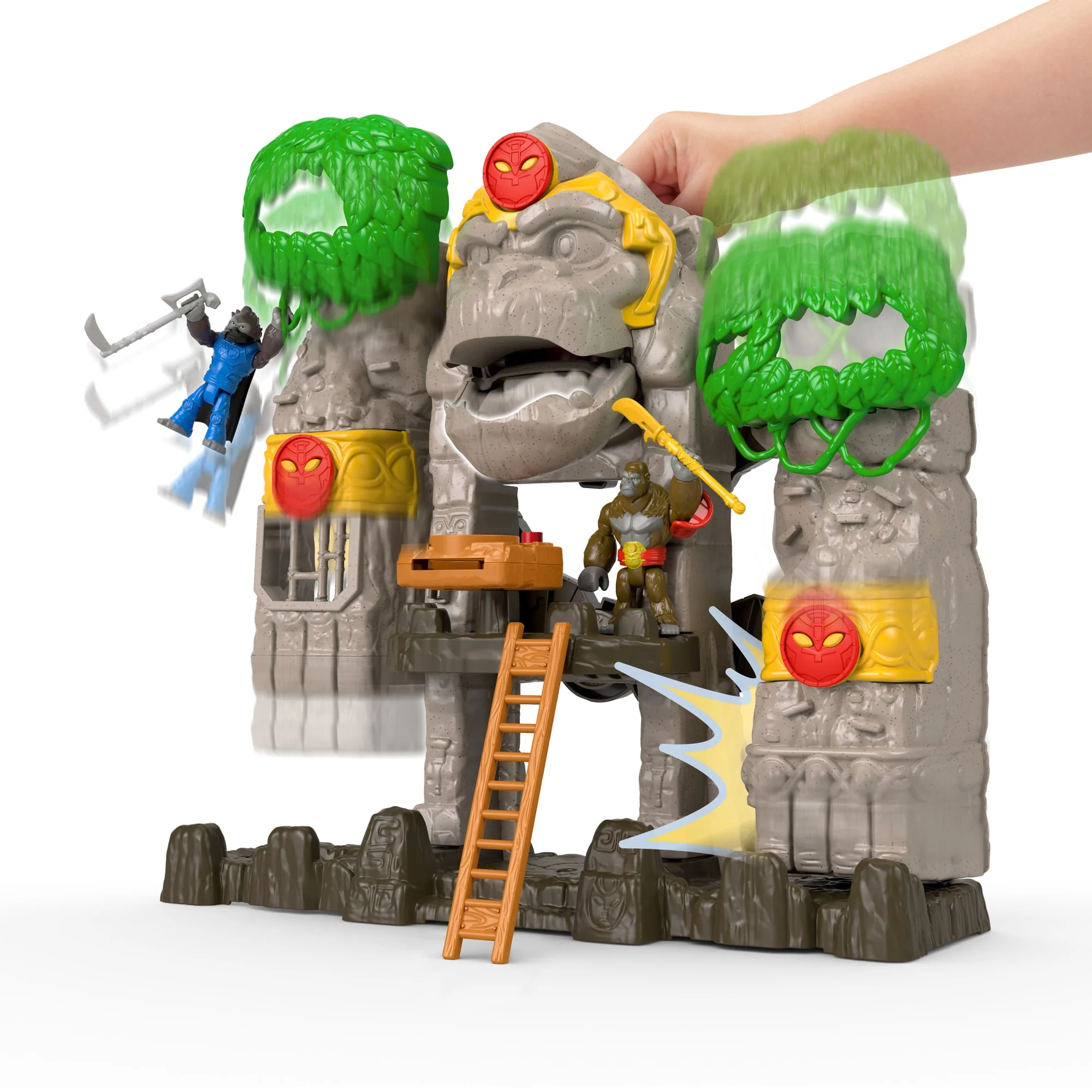 Imaginext-Forteresse des Gorilles-Coffret Figurines et Accessoires - Image 3