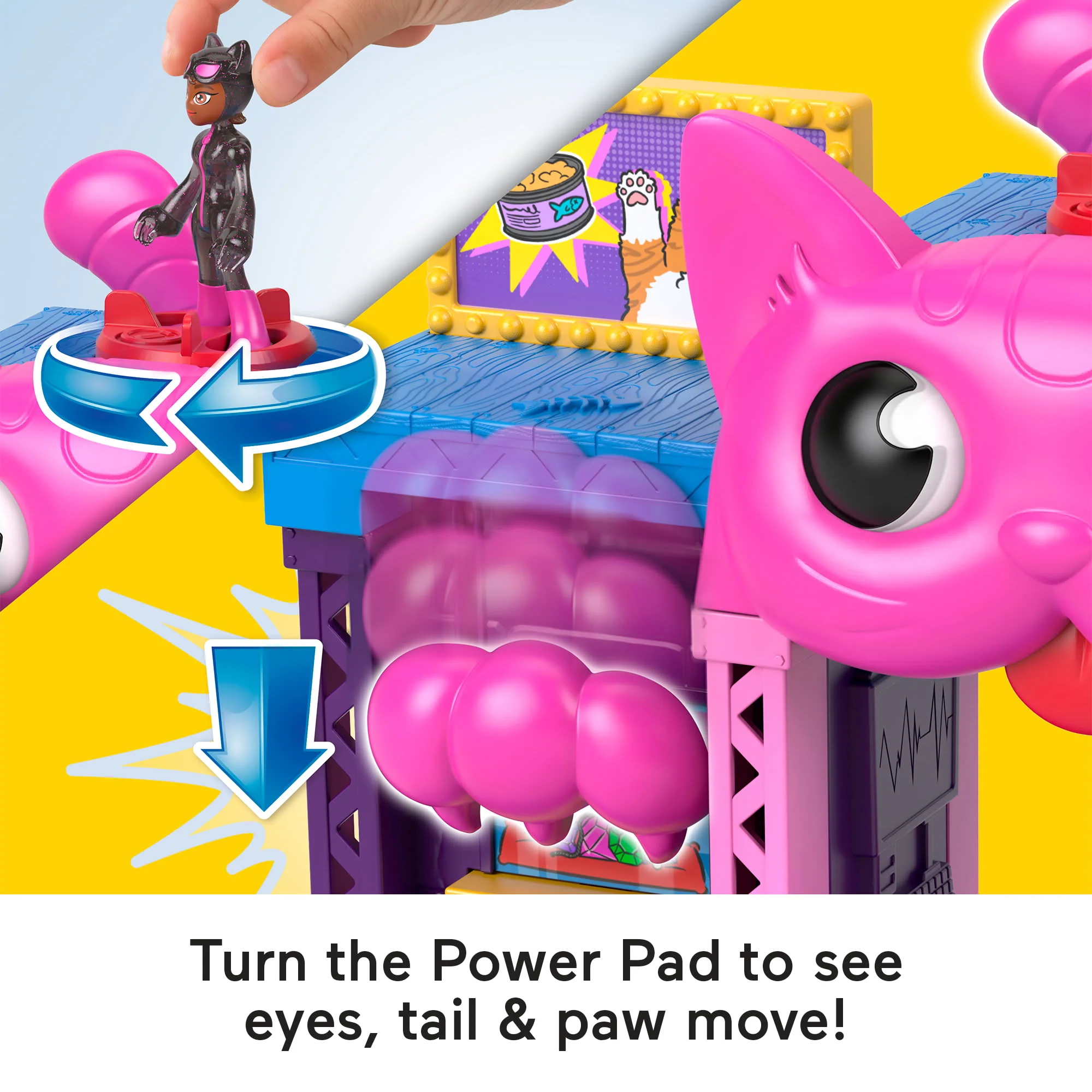 Imaginext DC Super Friends Catwoman Playhouse Playset With Figure & Accessories For Kids - Image 3