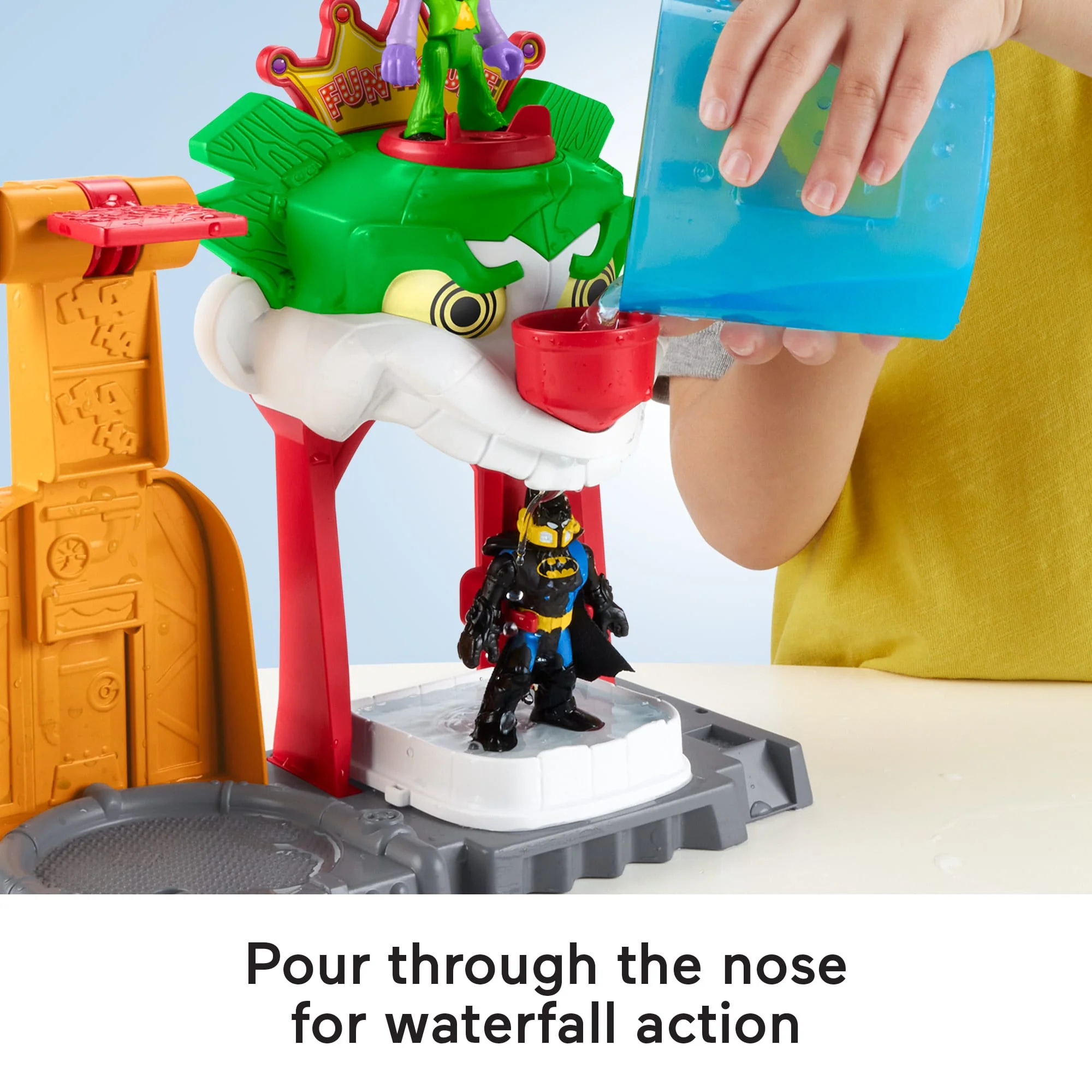 Imaginext DC Super Friends Batman Playset With Color Changing Action, the Joker Funhouse - Image 5