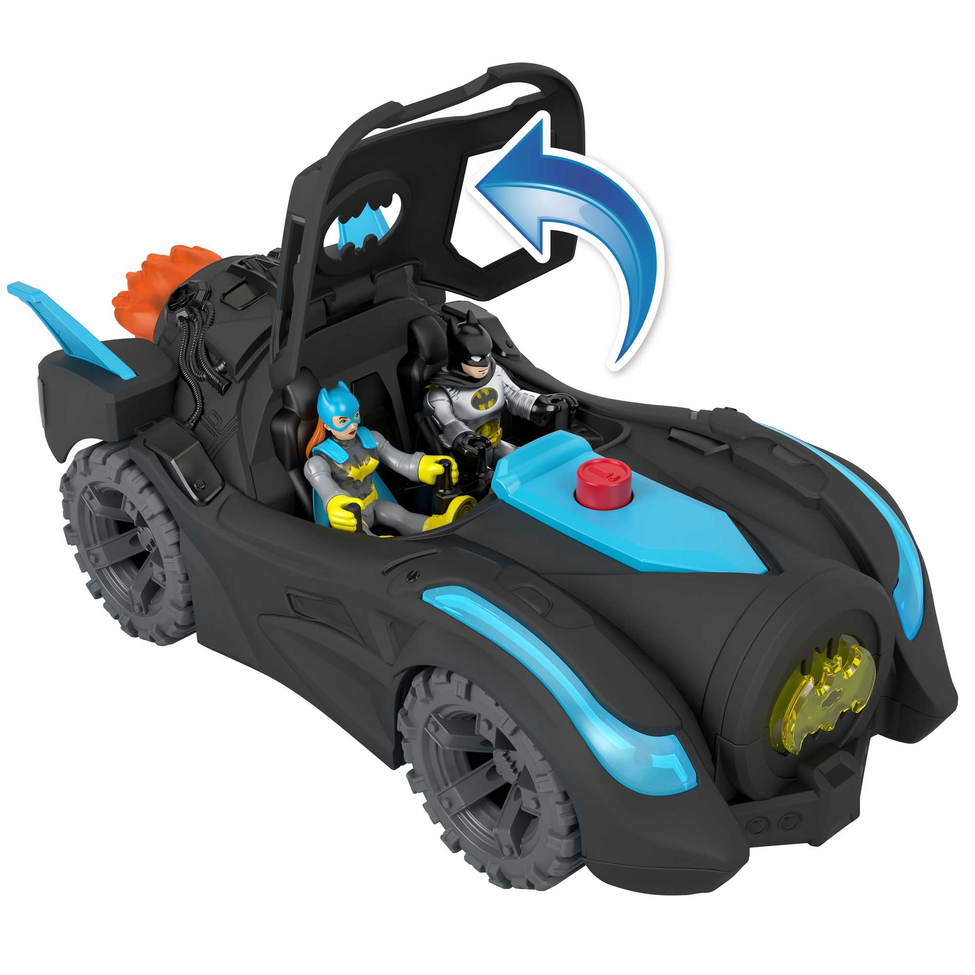 Imaginext DC Super Friends Figura de Ação Batmóvel Bat-Tech Deluxe - Image 3