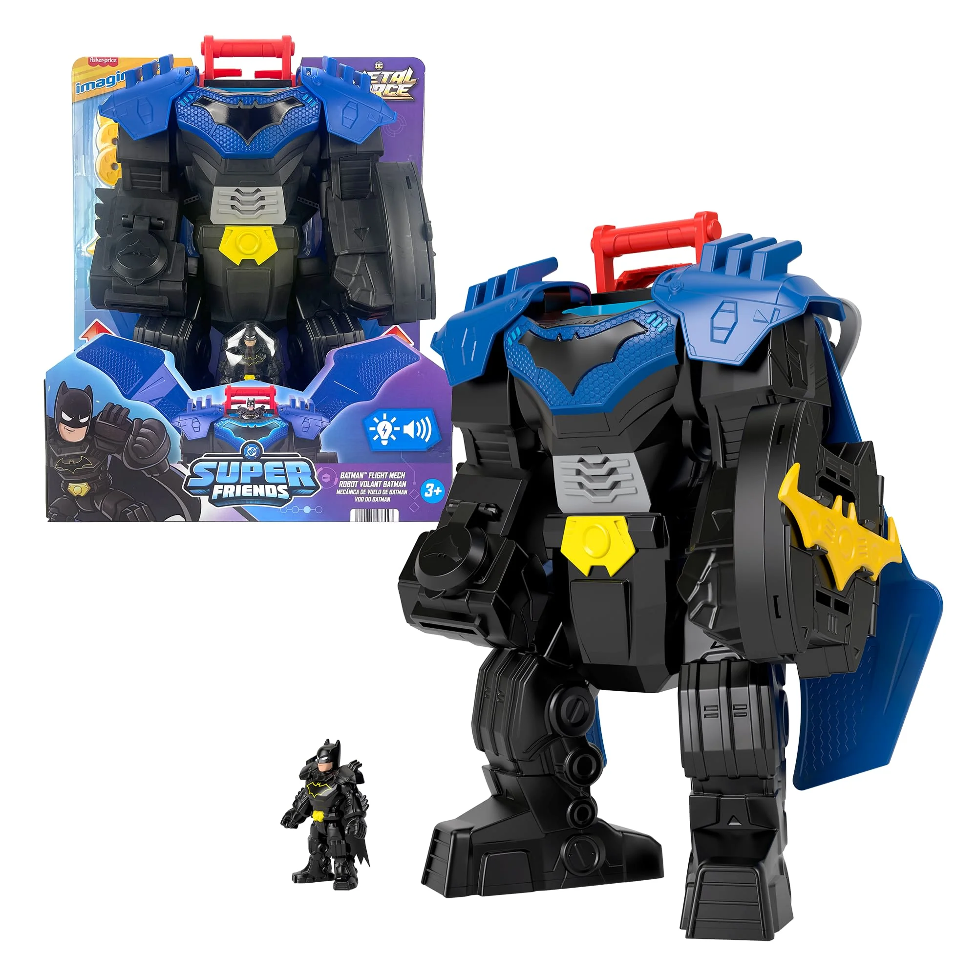 Imaginext DC Super Friends Figura de Acción Batman Mech