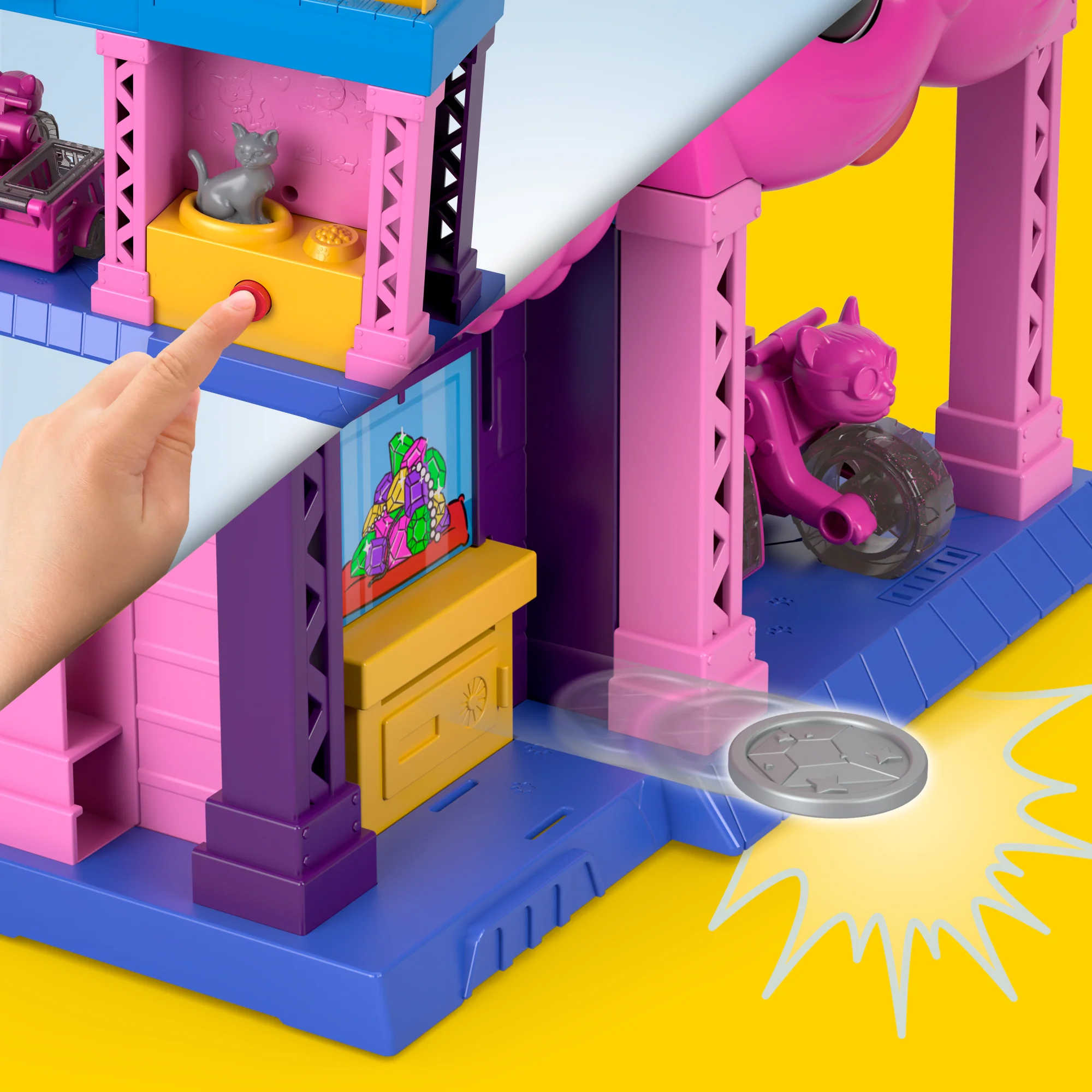 Imaginext Dc Super Friends Maison de Jeu de Catwoman, Figurine, Acc. - Image 4