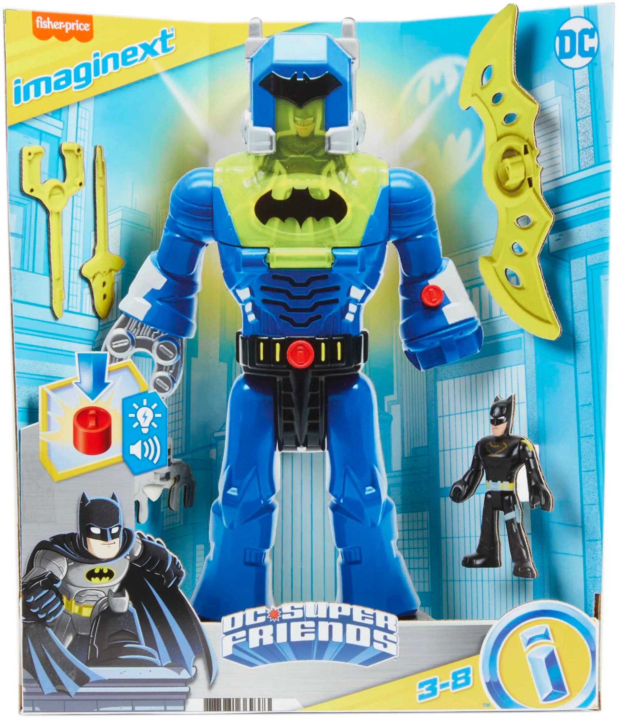 Imaginext Dc Super Friends Planeur et Exosquelette de Batman - Image 6