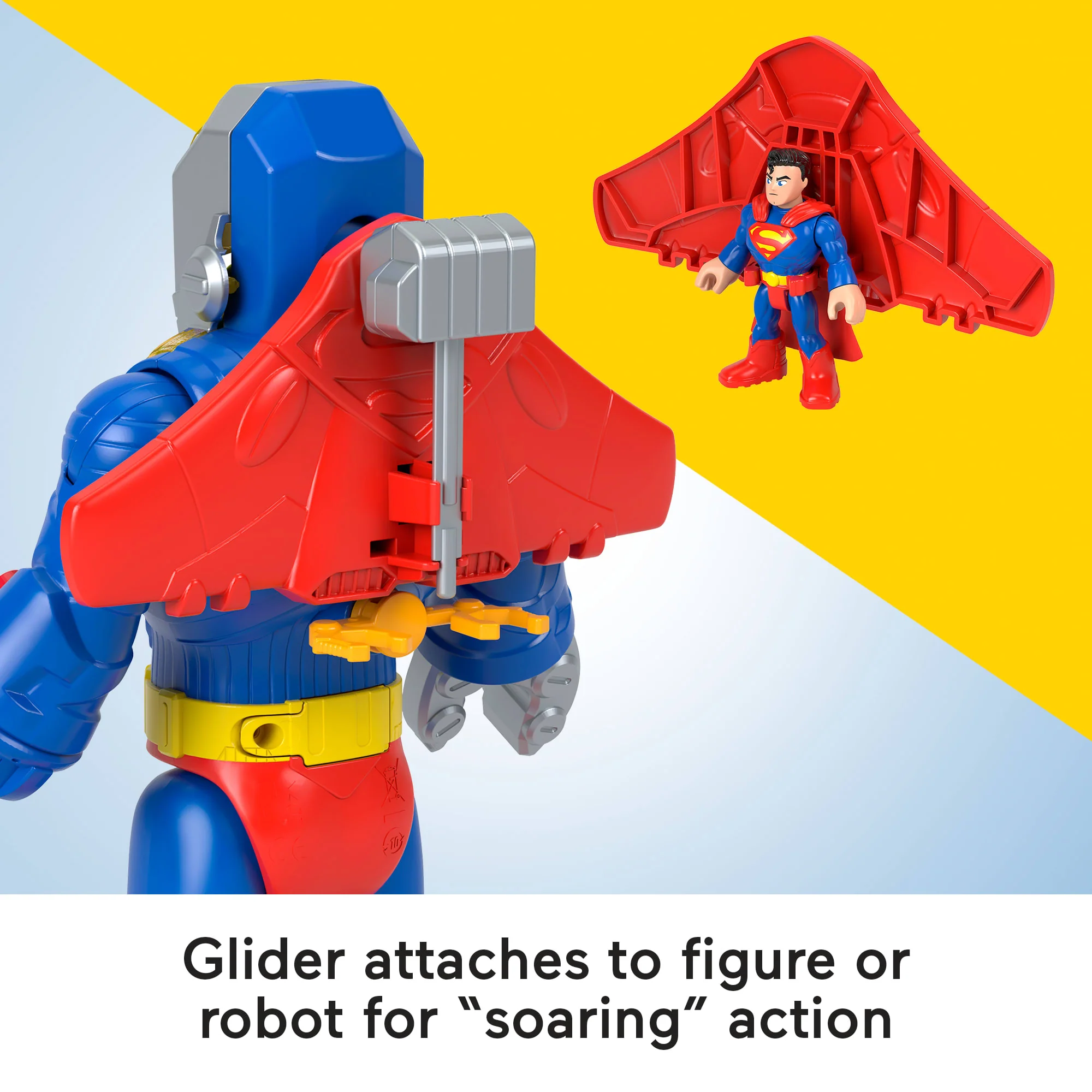 Imaginext DC Super Friends Superman Insider & Exo Suit Robot With Lights & Sounds, 6 Pieces - Image 5